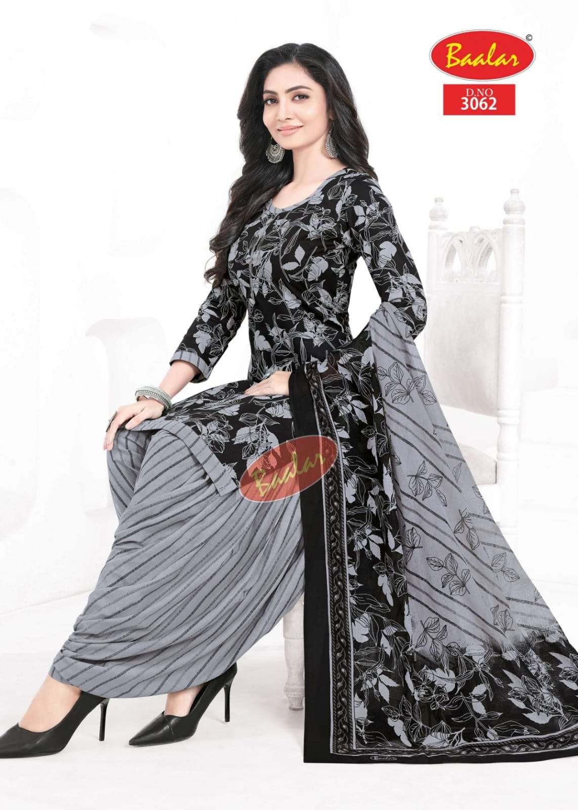 BAALAR ZAARA VOL 30 COTTON PRINTED PATIYALA SALWAR SUIT