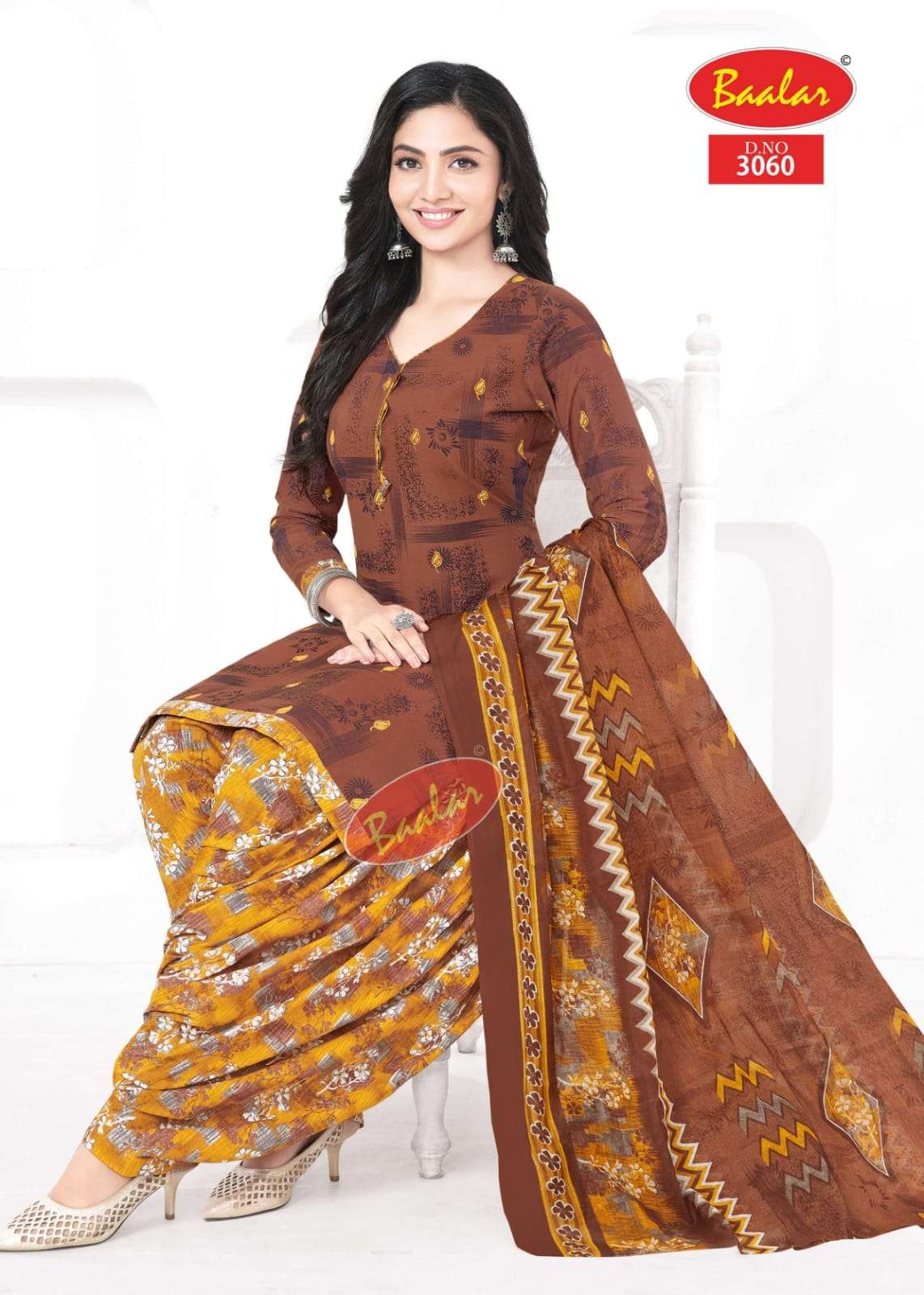 BAALAR ZAARA VOL 30 COTTON PRINTED PATIYALA SALWAR SUIT