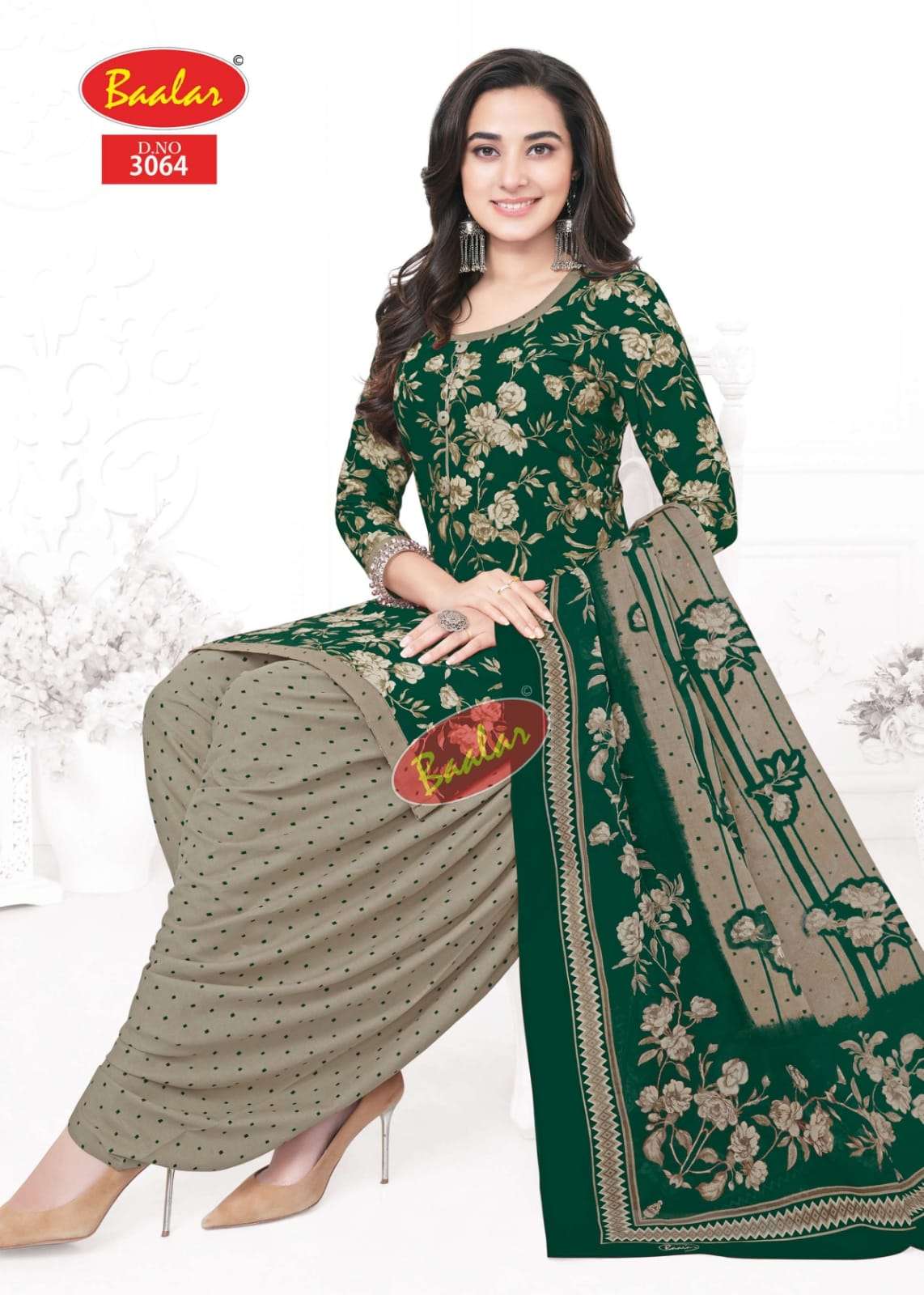 BAALAR ZAARA VOL 30 COTTON PRINTED PATIYALA SALWAR SUIT