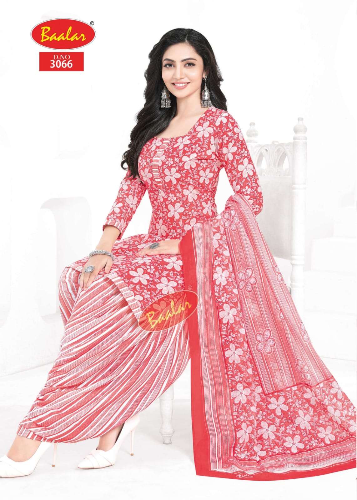 BAALAR ZAARA VOL 30 COTTON PRINTED PATIYALA SALWAR SUIT