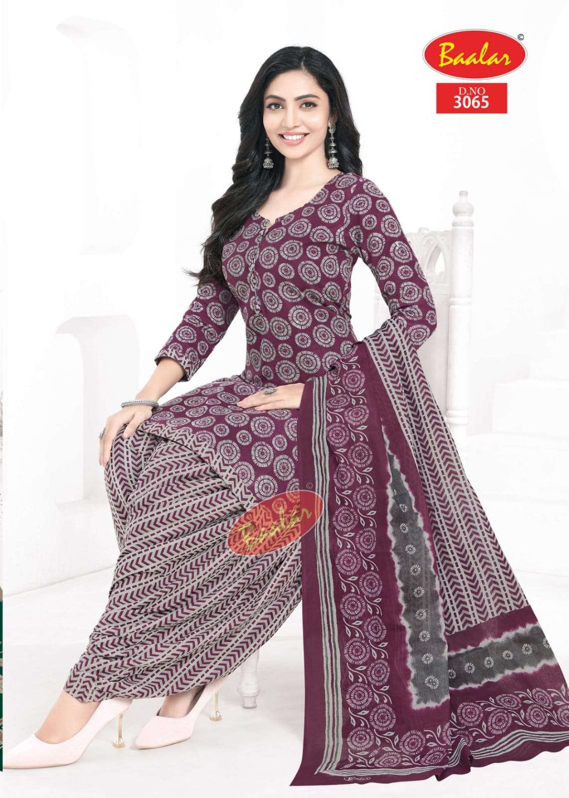 BAALAR ZAARA VOL 30 COTTON PRINTED PATIYALA SALWAR SUIT