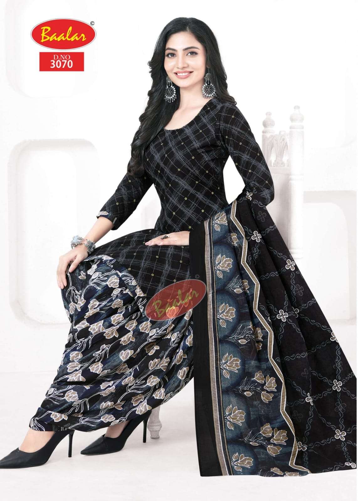 BAALAR ZAARA VOL 30 COTTON PRINTED PATIYALA SALWAR SUIT