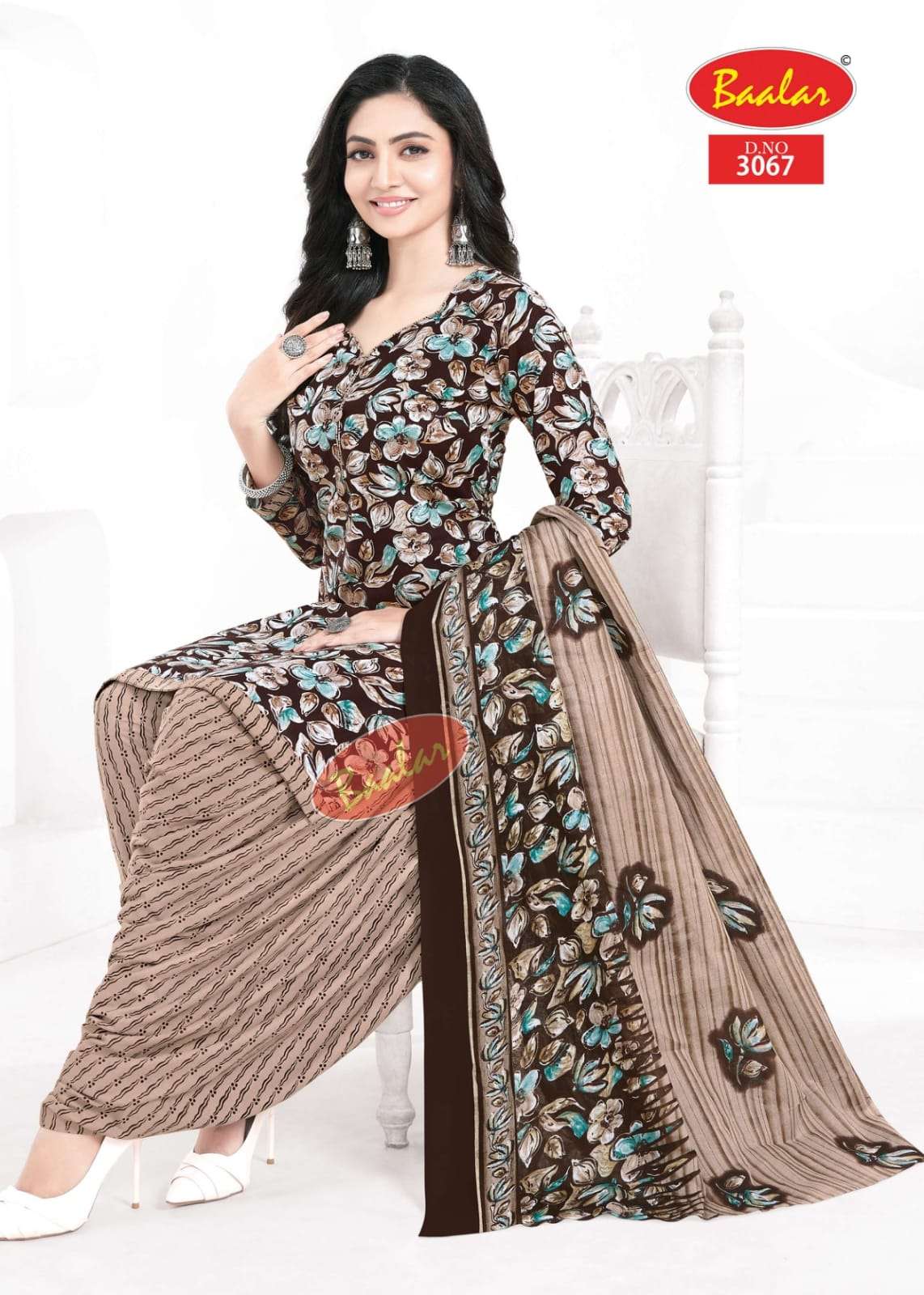 BAALAR ZAARA VOL 30 COTTON PRINTED PATIYALA SALWAR SUIT