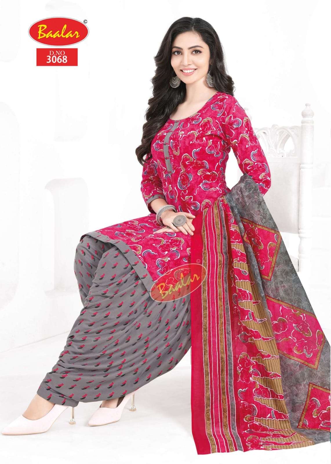 BAALAR ZAARA VOL 30 COTTON PRINTED PATIYALA SALWAR SUIT