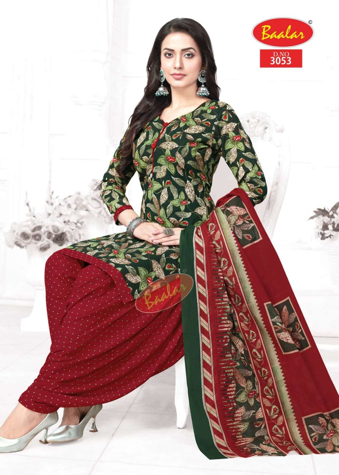 BAALAR ZAARA VOL 30 COTTON PRINTED PATIYALA SALWAR SUIT