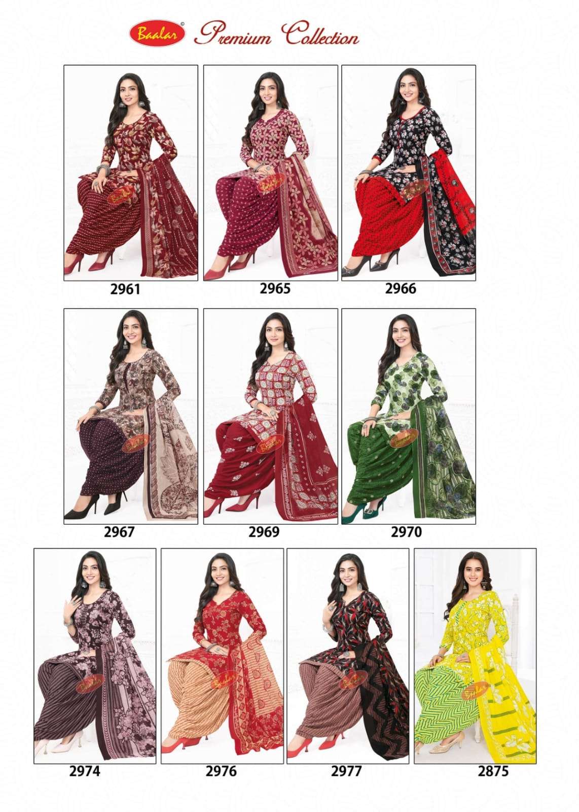 BAALAR ZAARA VOL 30 COTTON PRINTED PATIYALA SALWAR SUIT