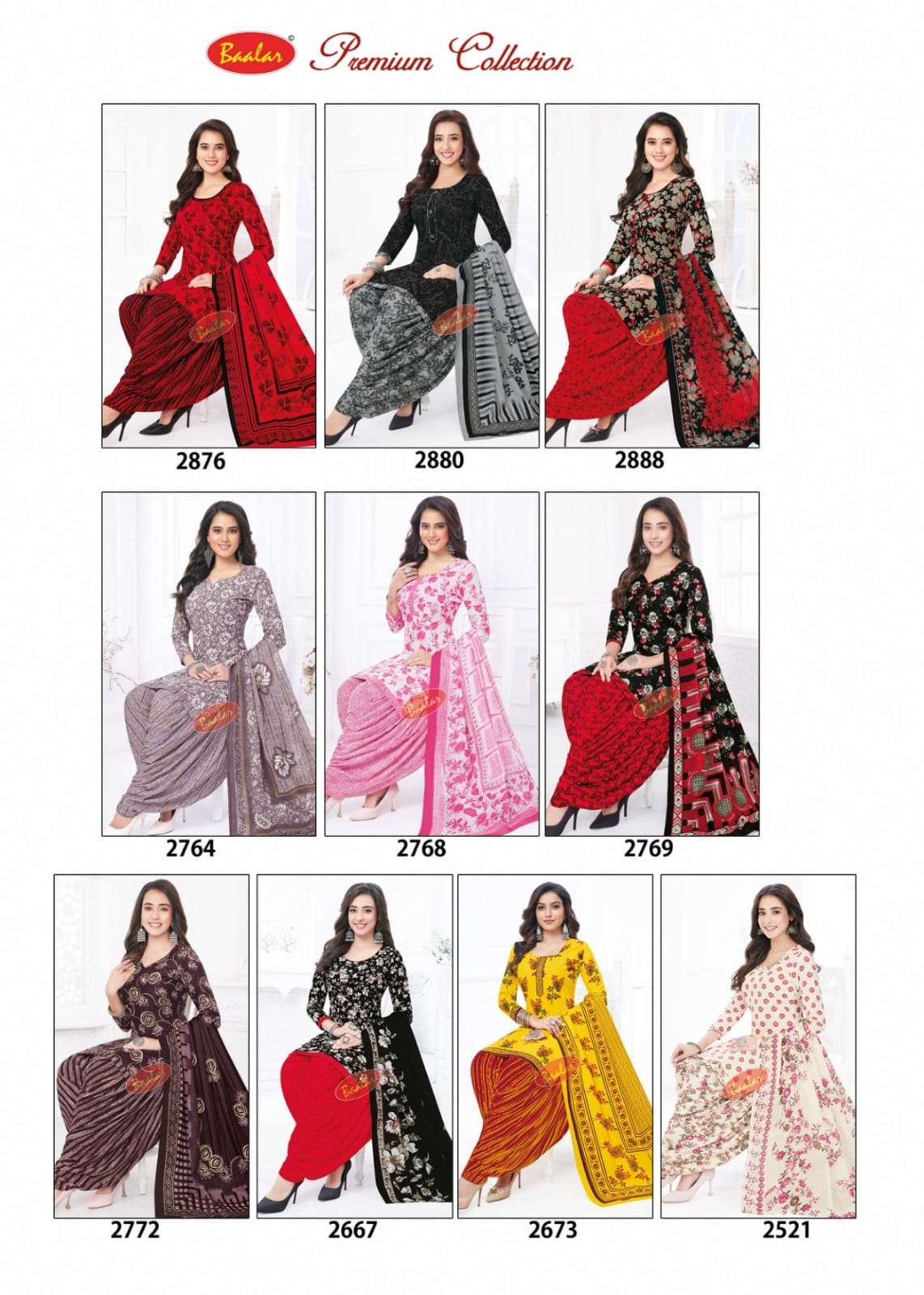 BAALAR ZAARA VOL 30 COTTON PRINTED PATIYALA SALWAR SUIT