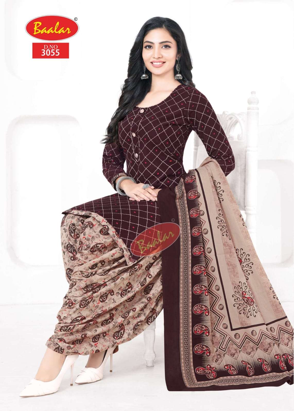 BAALAR ZAARA VOL 30 COTTON PRINTED PATIYALA SALWAR SUIT