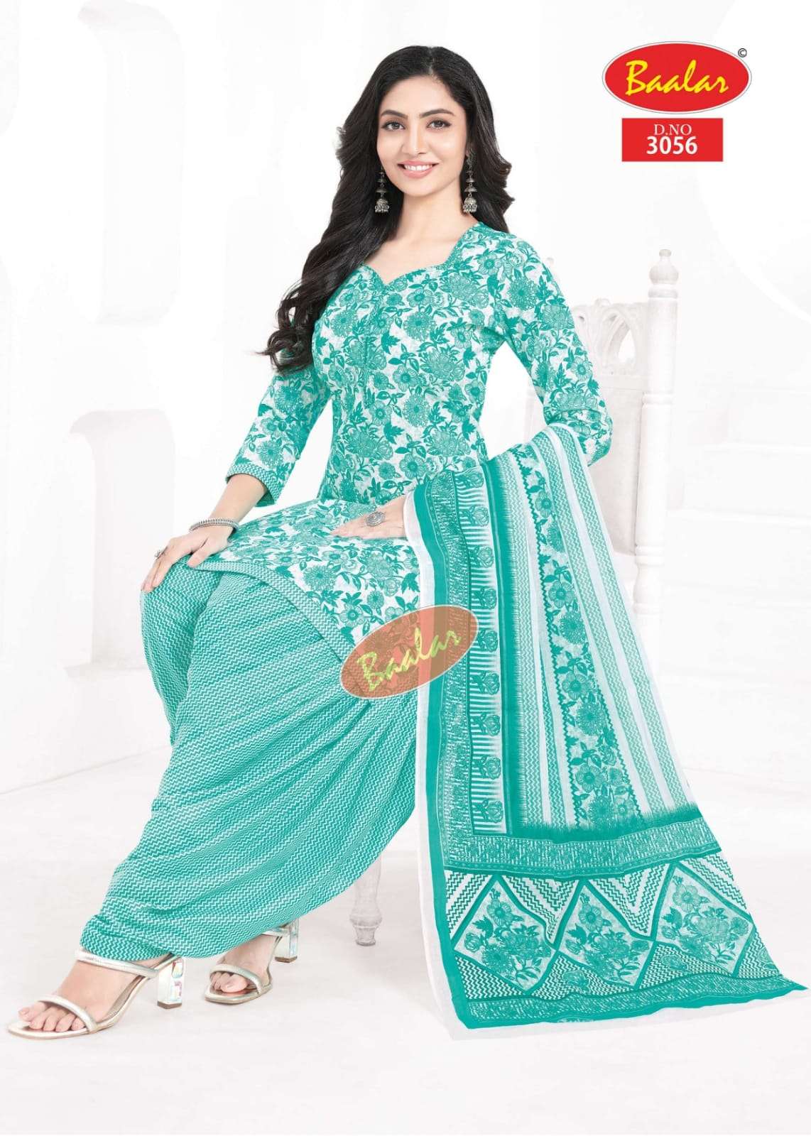 BAALAR ZAARA VOL 30 COTTON PRINTED PATIYALA SALWAR SUIT