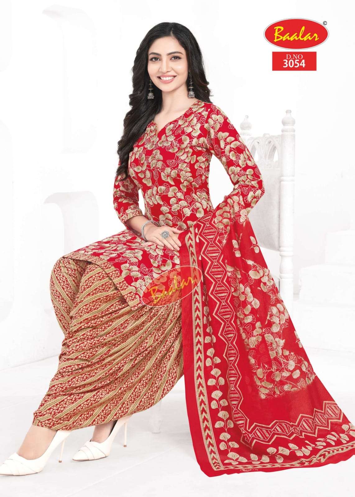 BAALAR ZAARA VOL 30 COTTON PRINTED PATIYALA SALWAR SUIT
