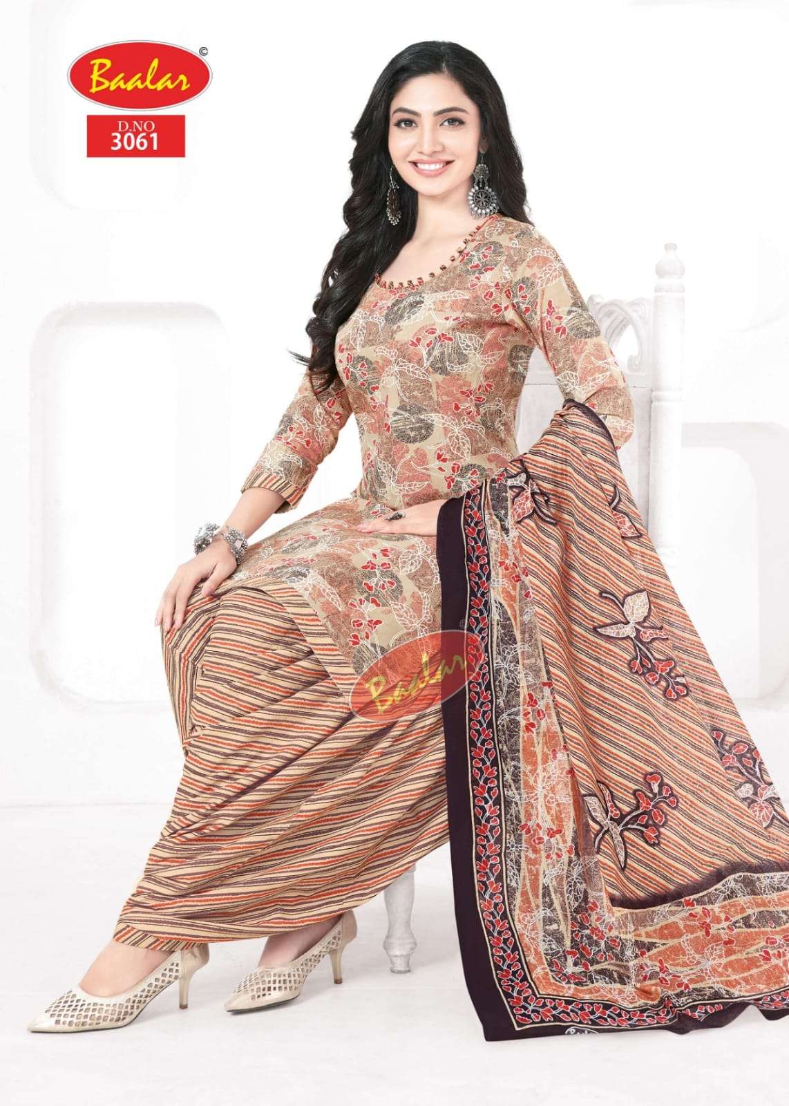 BAALAR ZAARA VOL 30 COTTON PRINTED PATIYALA SALWAR SUIT