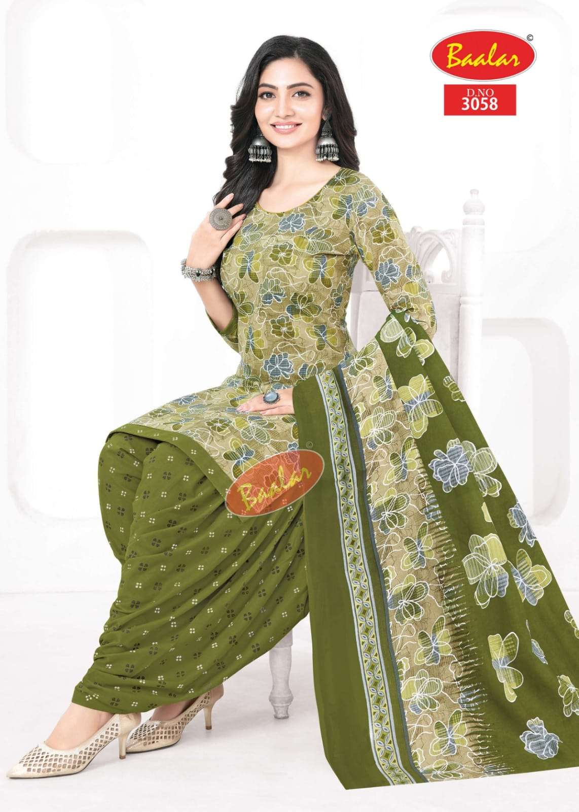 BAALAR ZAARA VOL 30 COTTON PRINTED PATIYALA SALWAR SUIT