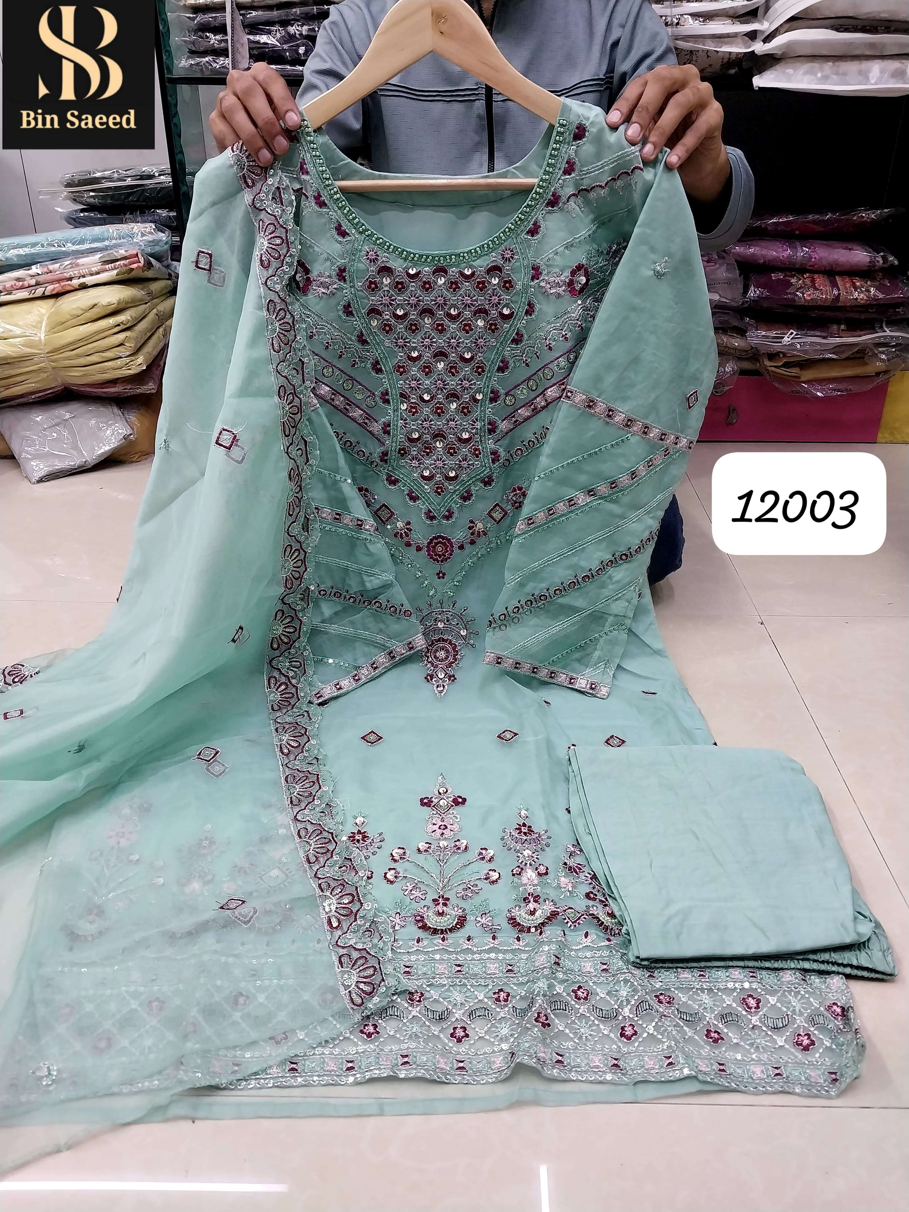BIN SAEED READY MADE COLLECTION BEAUTIFUL DESIGNER PAKISTANI SUIT