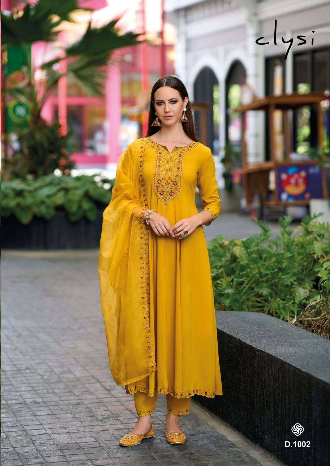 CLYSI SHEHZADI VISCOSE DESIGNER FANCY READY MADE SUIT