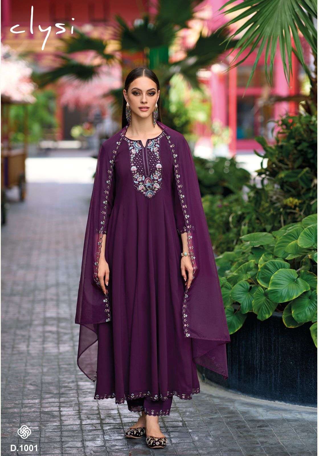 CLYSI SHEHZADI VISCOSE DESIGNER FANCY READY MADE SUIT