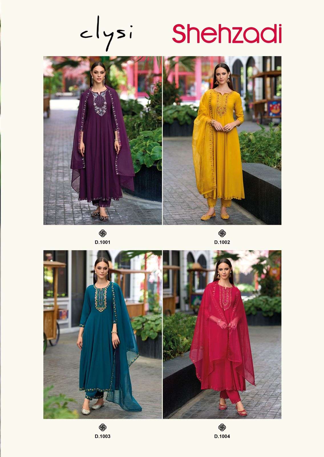 CLYSI SHEHZADI VISCOSE DESIGNER FANCY READY MADE SUIT