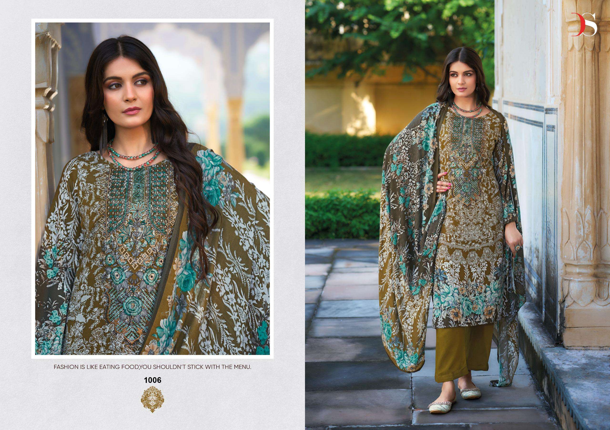 DEEPSY SUITS SILSILA PASHMINA DIGITAL PRINT WITH WORK SUIT