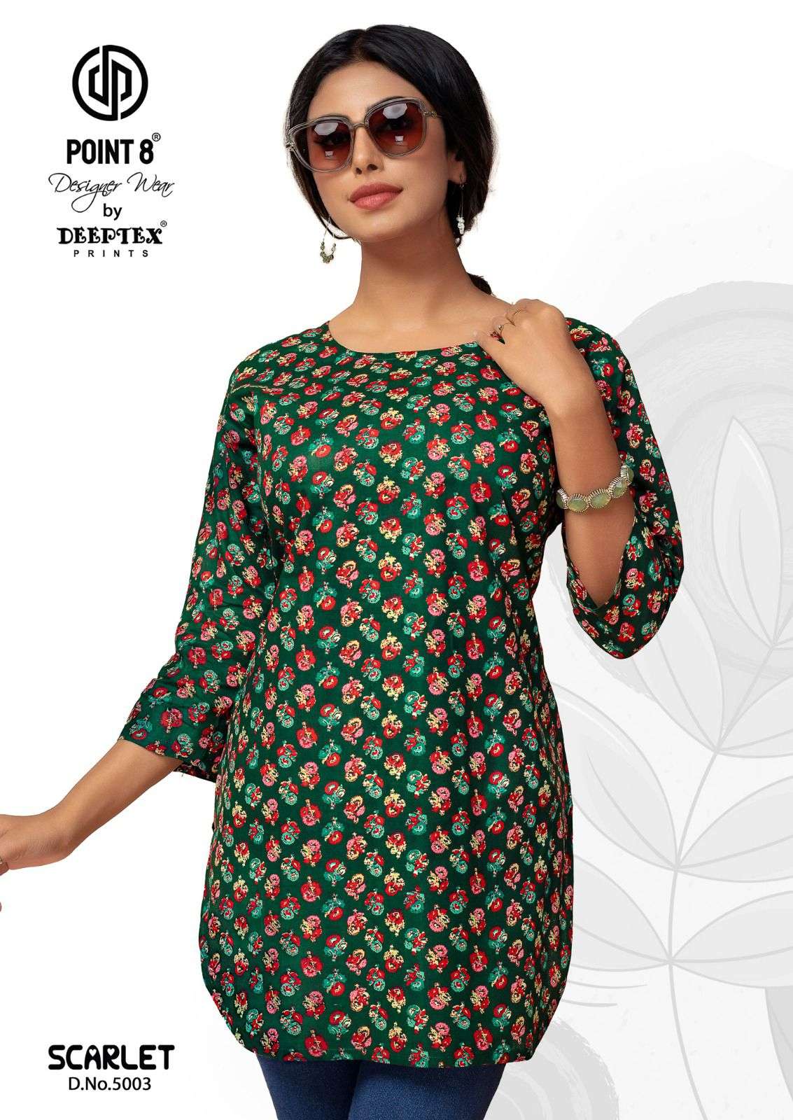 DEEPTEX PRINT SCARLET VOL 5 COTTON DAILY WEAR TOP