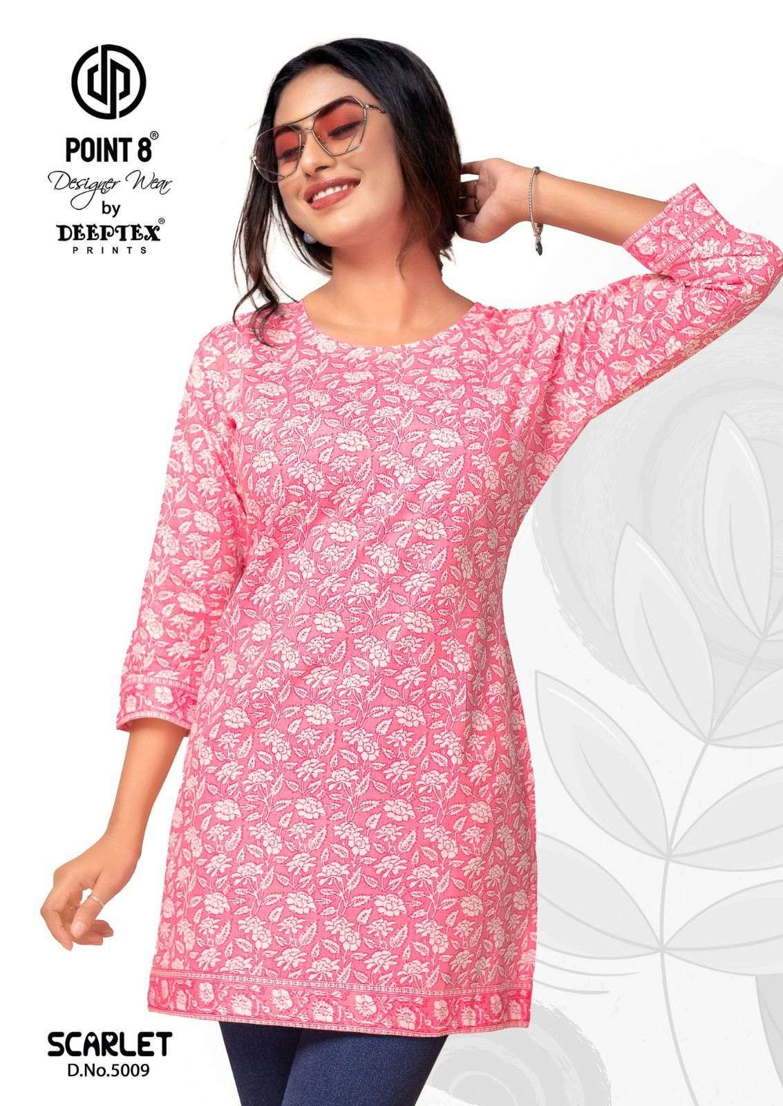 DEEPTEX PRINT SCARLET VOL 5 COTTON DAILY WEAR TOP