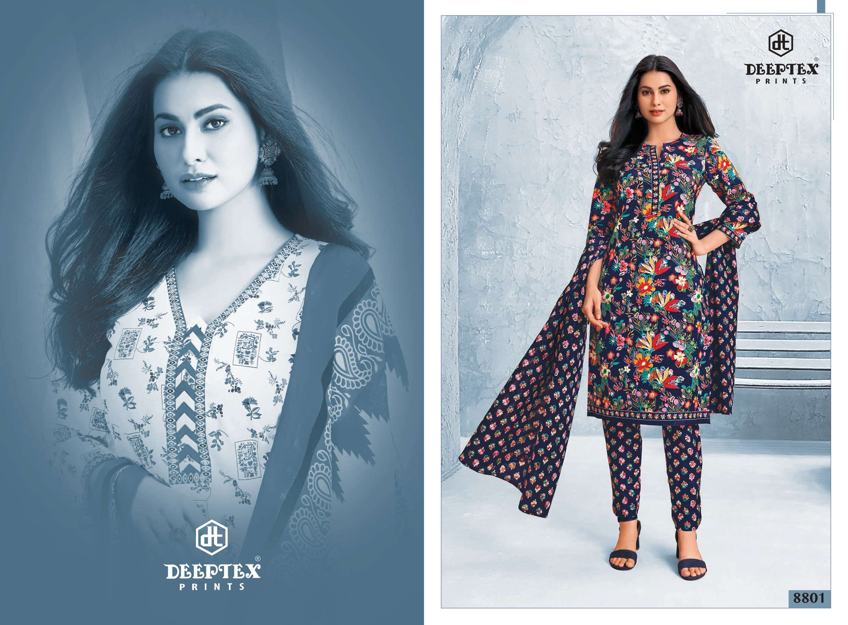 DEEPTEX PRINTS MISS INDIA VOL 88 COTTON PRINTED DRESS