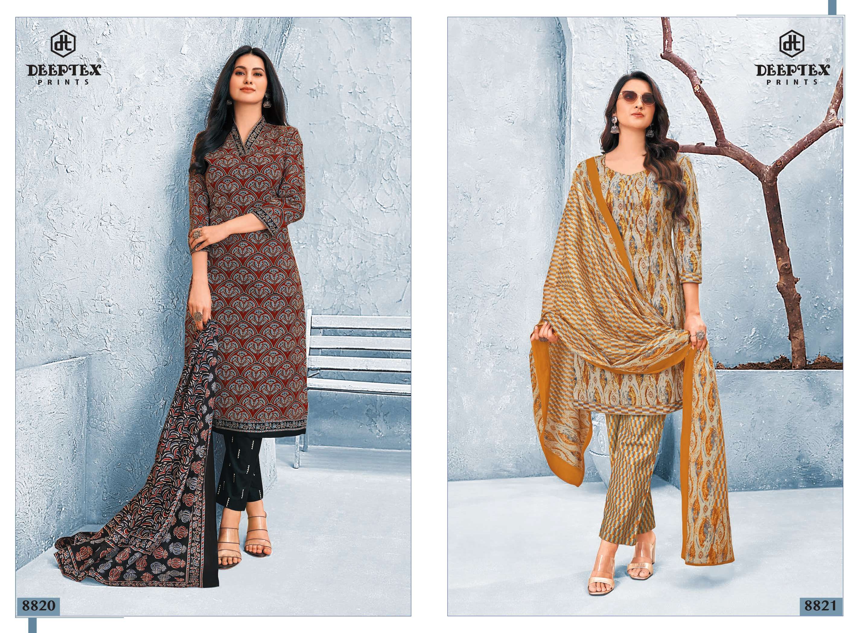 DEEPTEX PRINTS MISS INDIA VOL 88 COTTON PRINTED DRESS