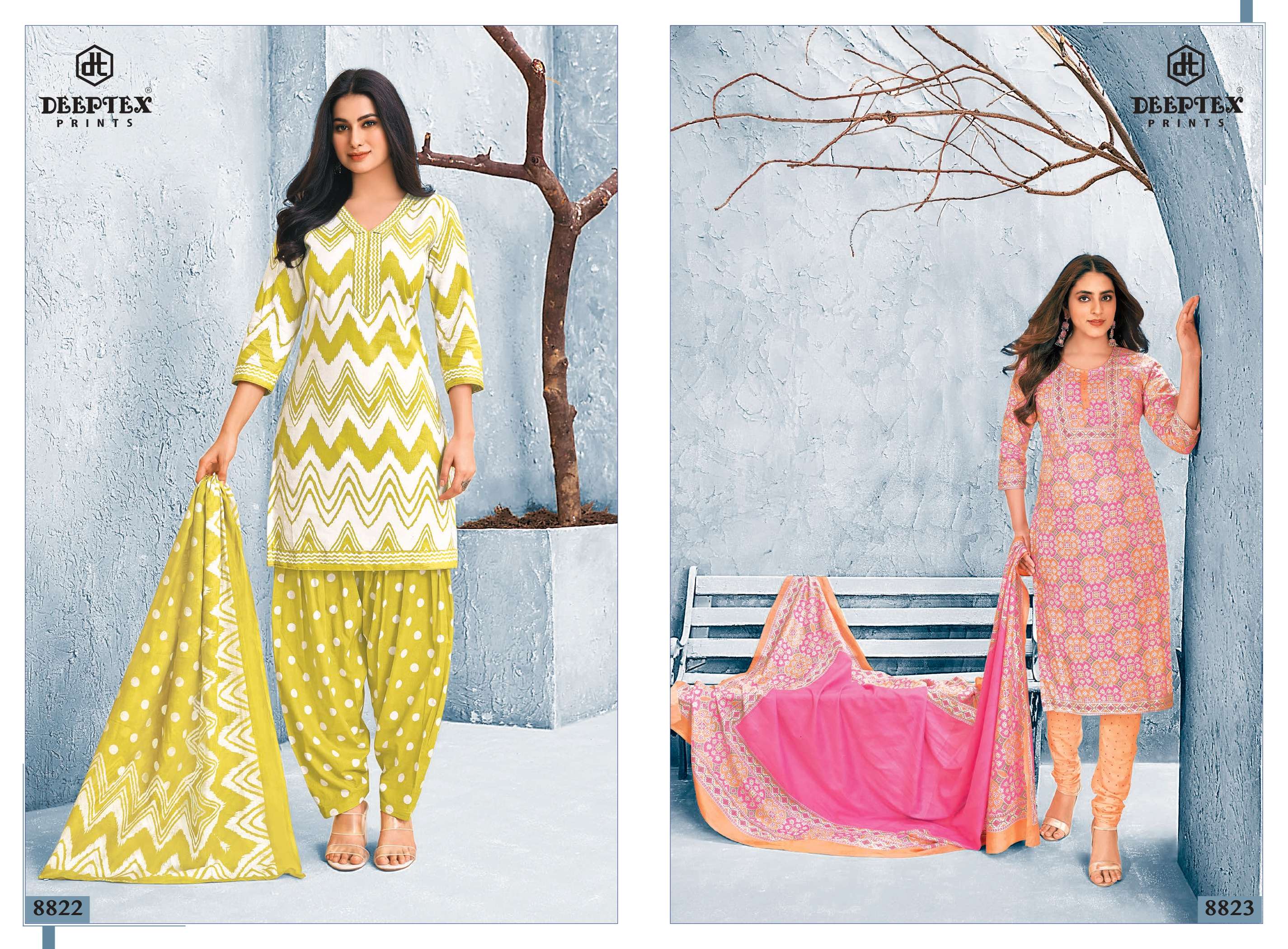 DEEPTEX PRINTS MISS INDIA VOL 88 COTTON PRINTED DRESS