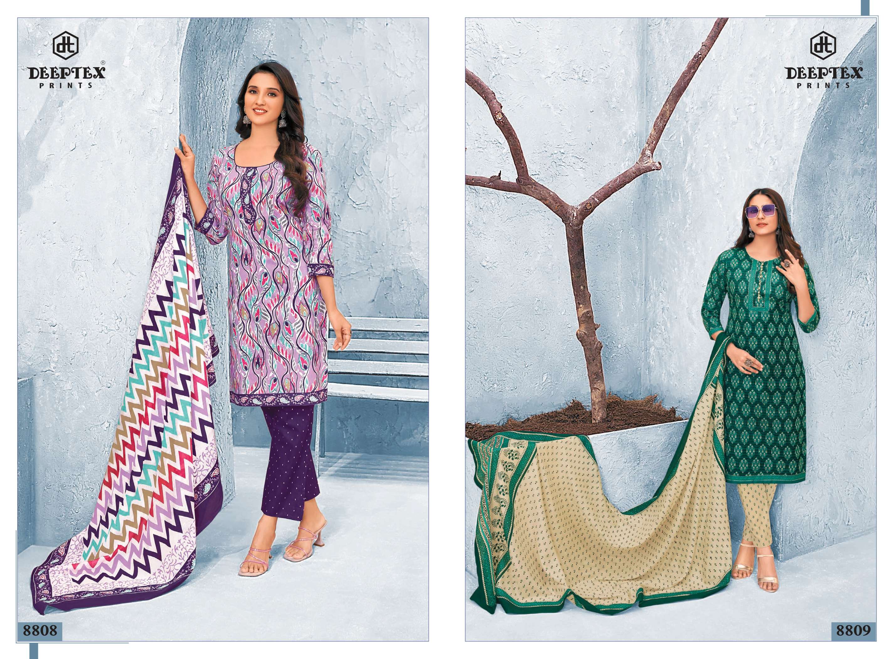 DEEPTEX PRINTS MISS INDIA VOL 88 COTTON PRINTED DRESS