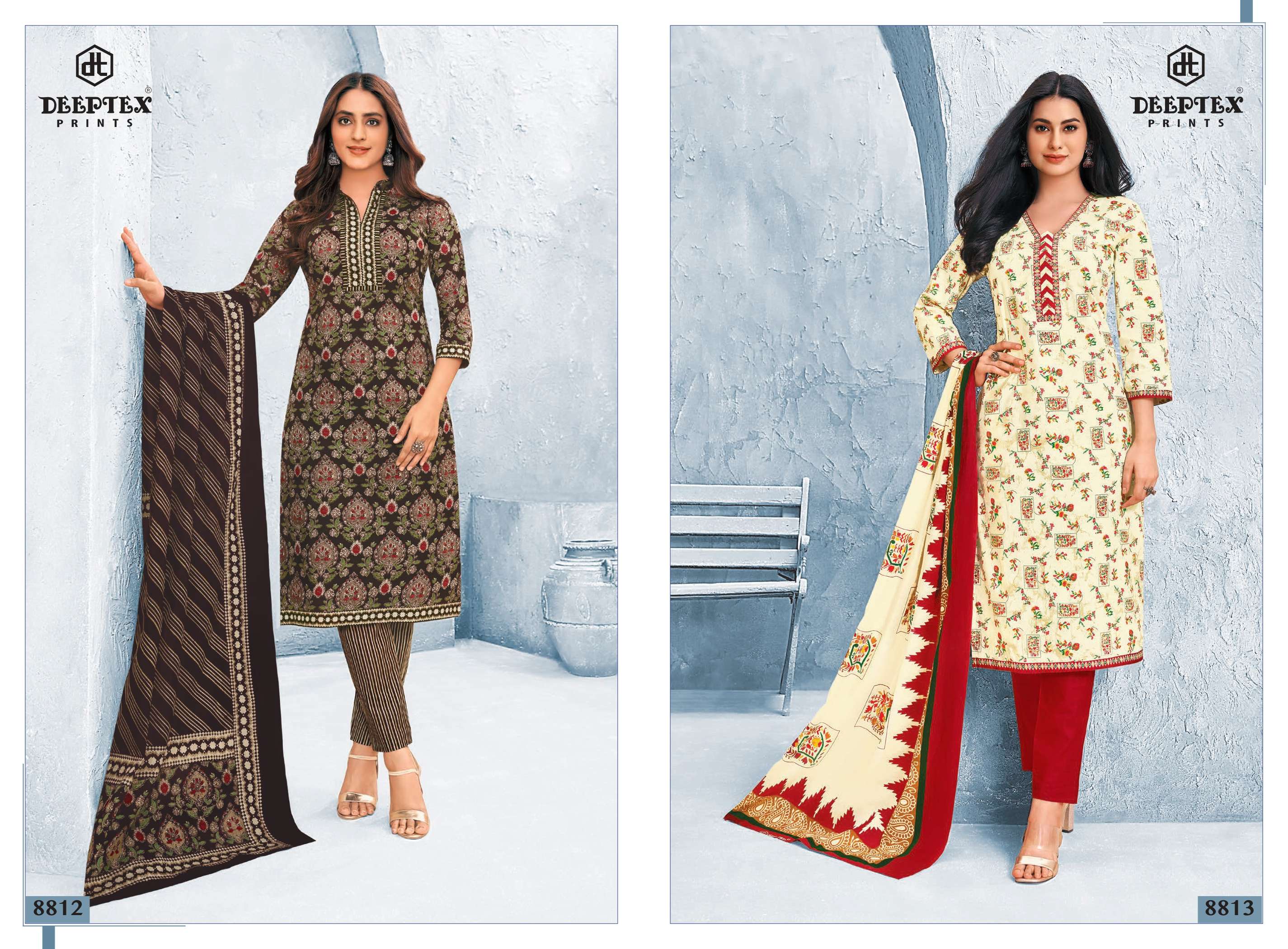 DEEPTEX PRINTS MISS INDIA VOL 88 COTTON PRINTED DRESS