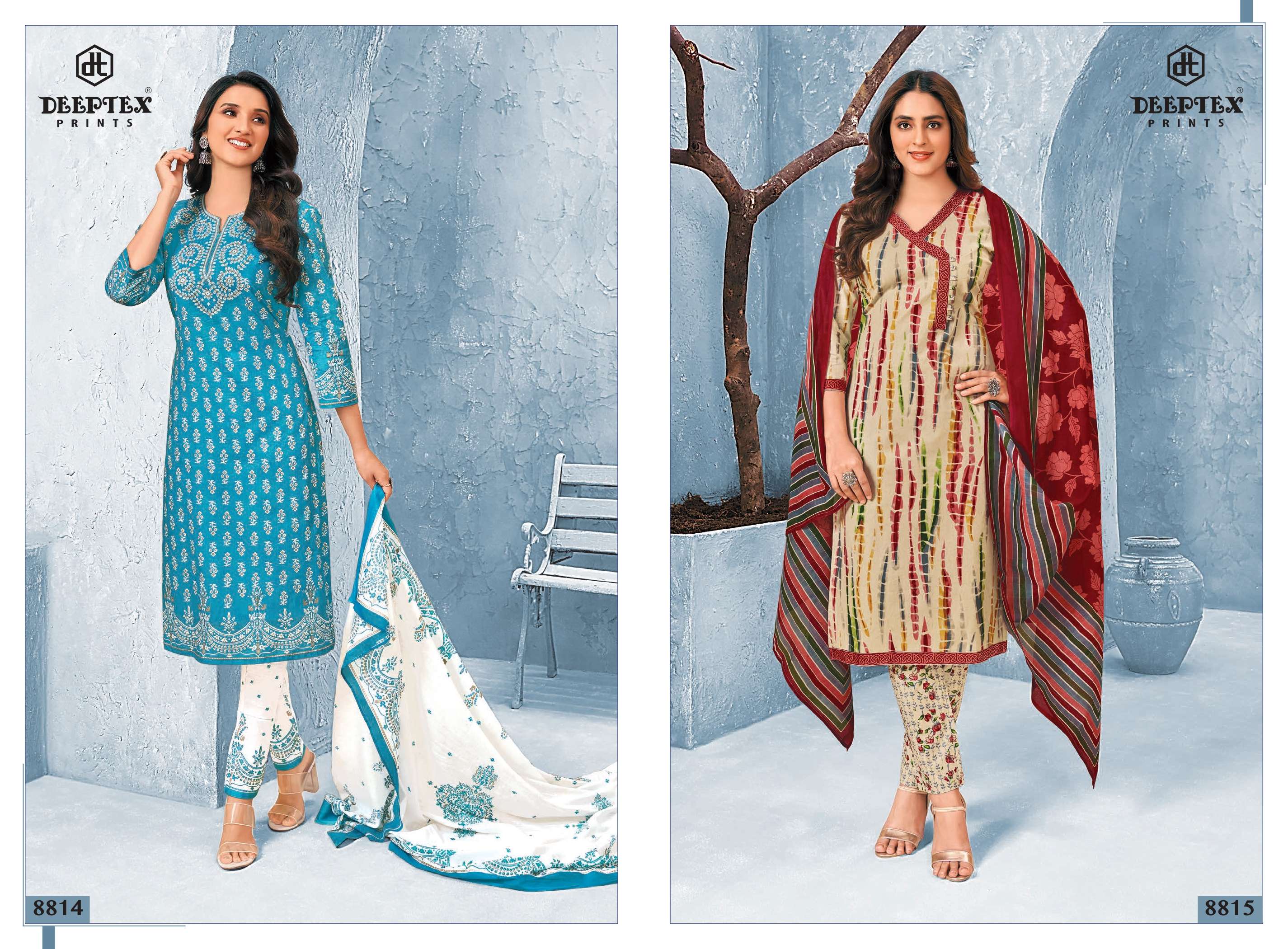 DEEPTEX PRINTS MISS INDIA VOL 88 COTTON PRINTED DRESS