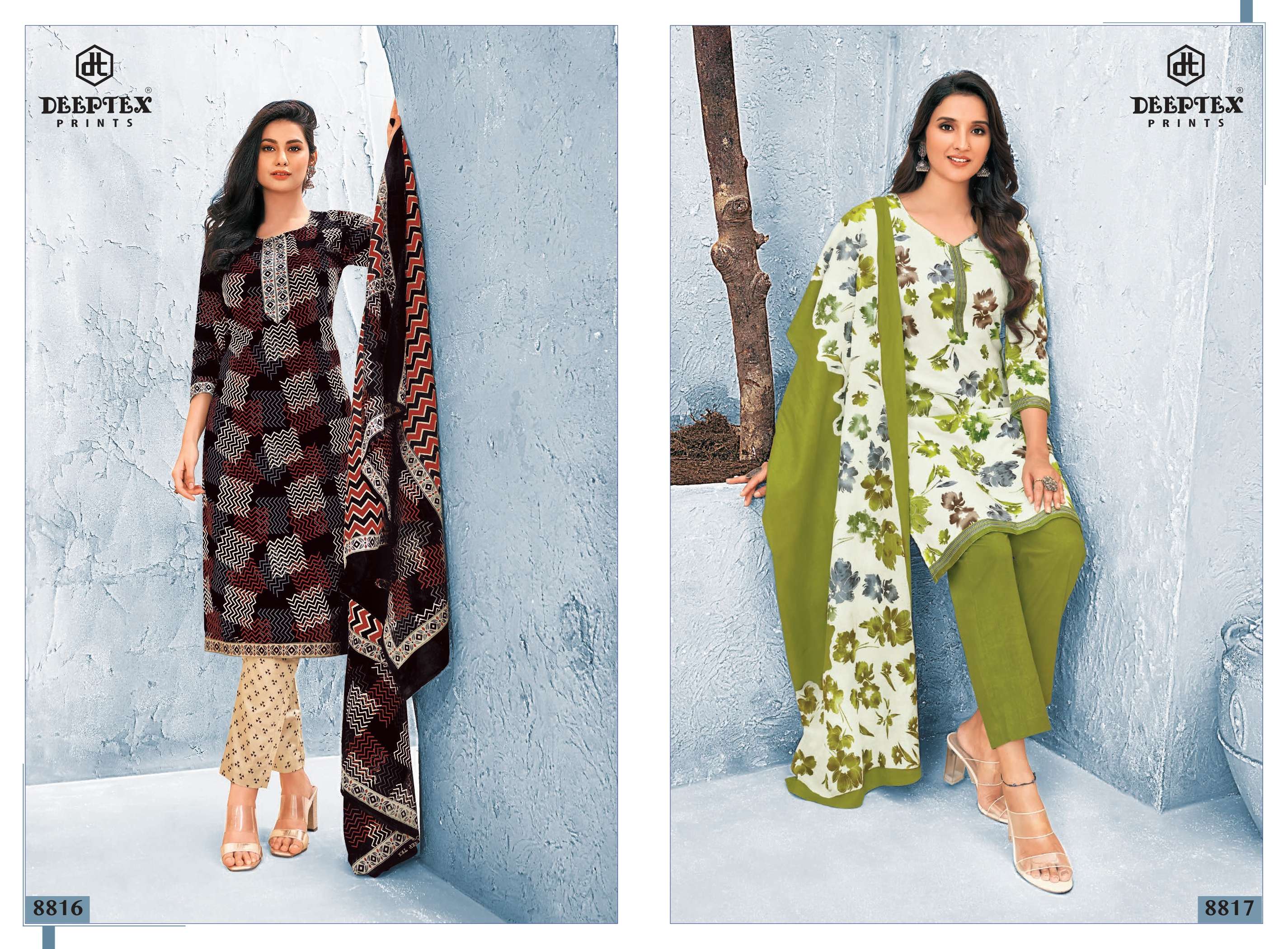 DEEPTEX PRINTS MISS INDIA VOL 88 COTTON PRINTED DRESS