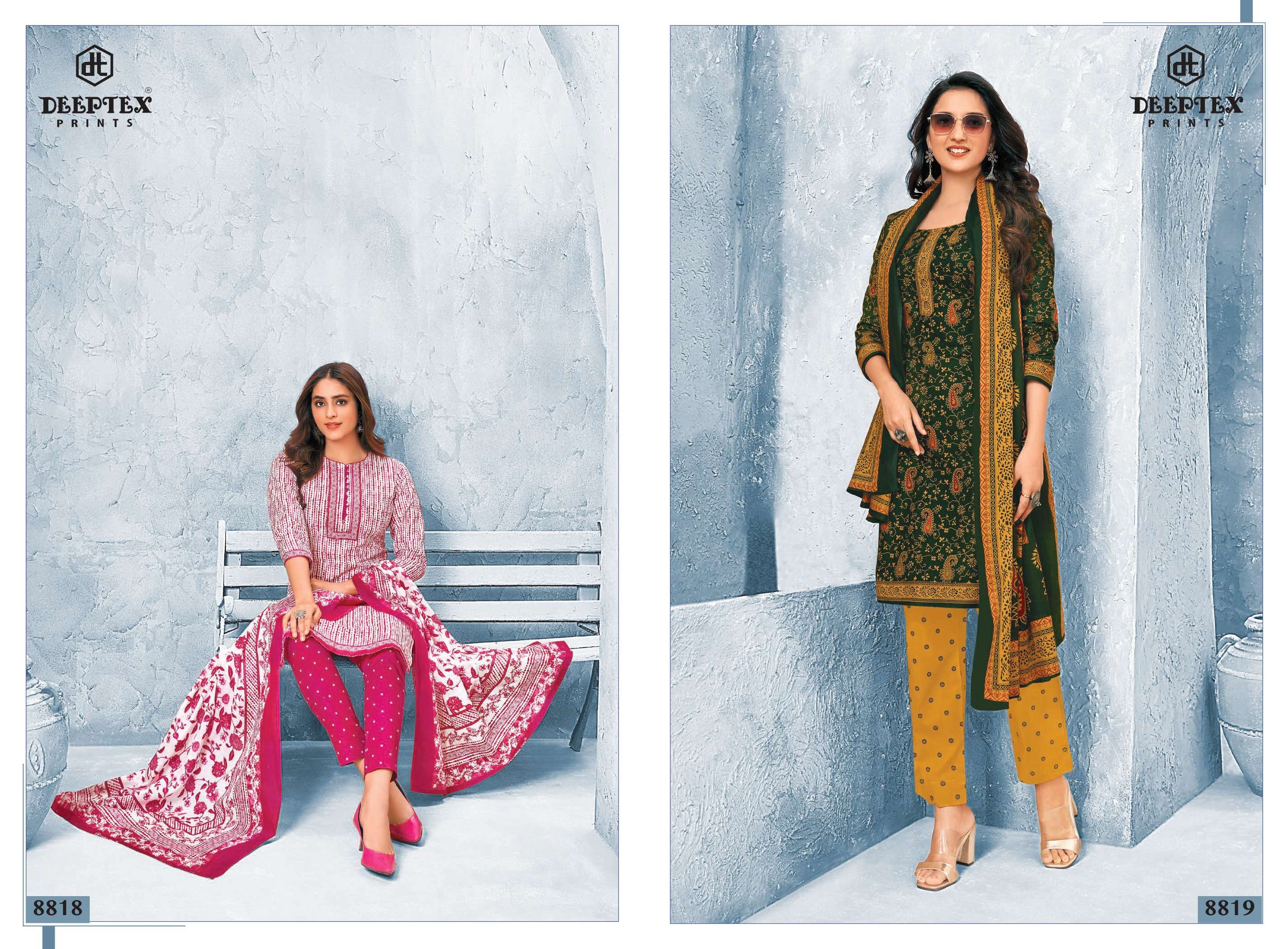 DEEPTEX PRINTS MISS INDIA VOL 88 COTTON PRINTED DRESS