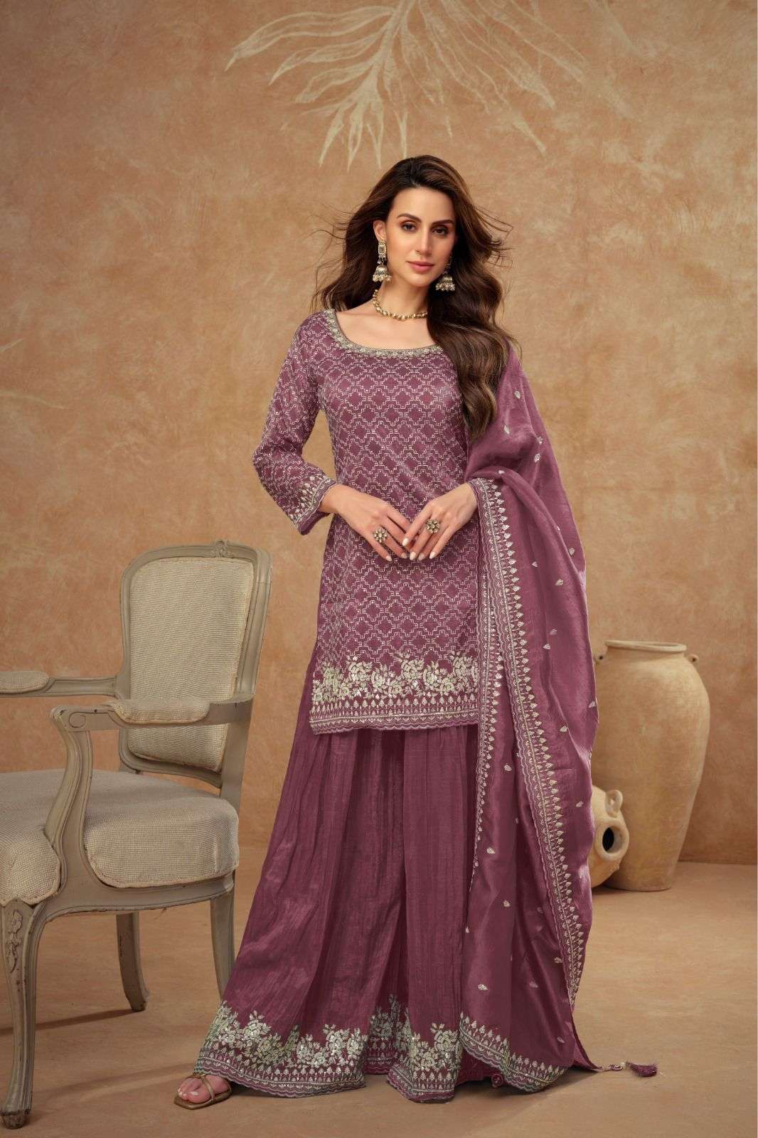GULKAYRA DESIGNER DAISY SILK HEAVY DESIGNER FESTIVE WEAR SUIT