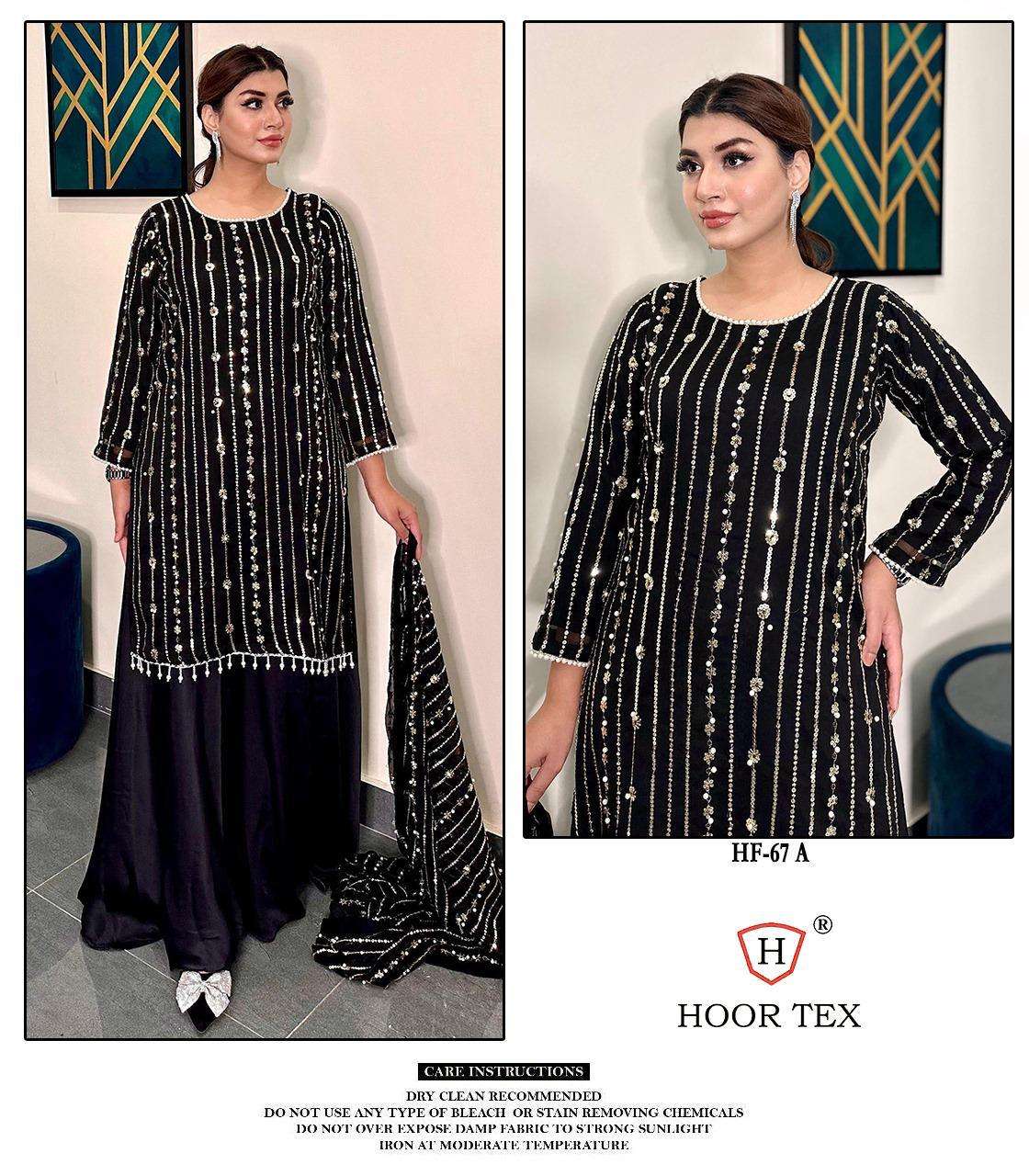 HOOR TEX  HF 67 GORGEOUS DESIGNER PAKISTANI SUIT