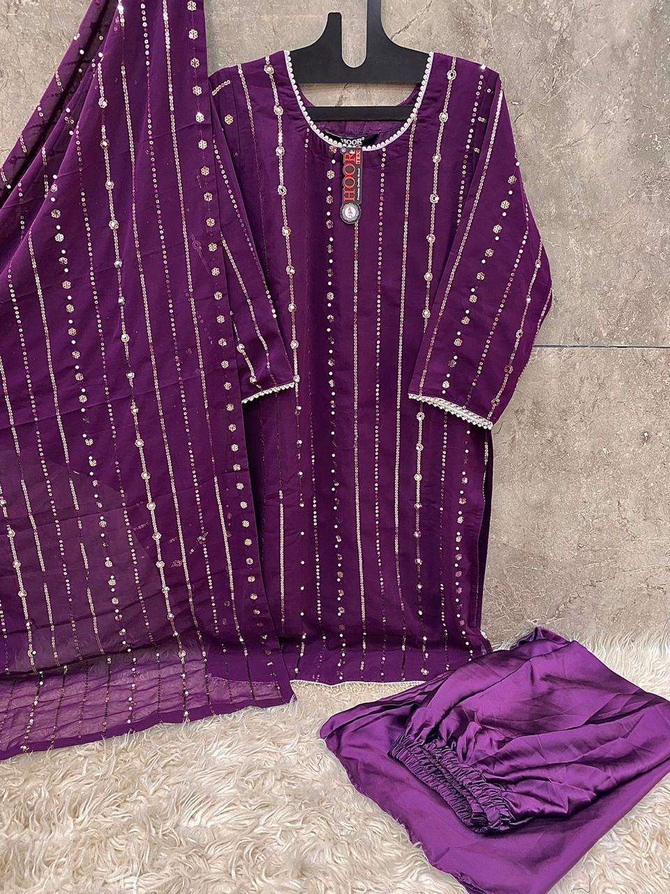HOOR TEX  HF 67 GORGEOUS DESIGNER PAKISTANI SUIT