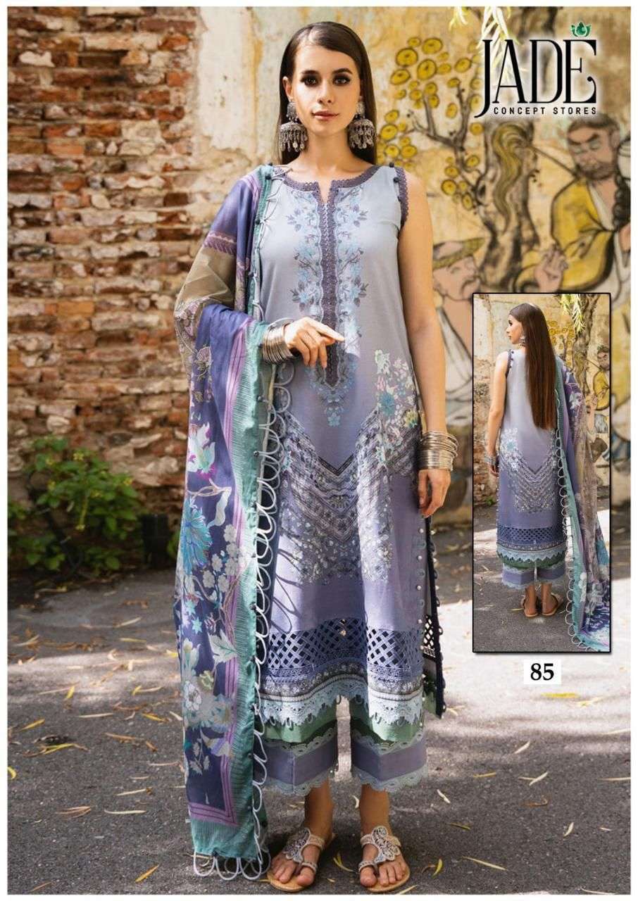 JADE CHEVRON EXCLUSIVE HEAVY COTTON VOL 9 LAWN COTTON DIGITAL PRINT SUIT