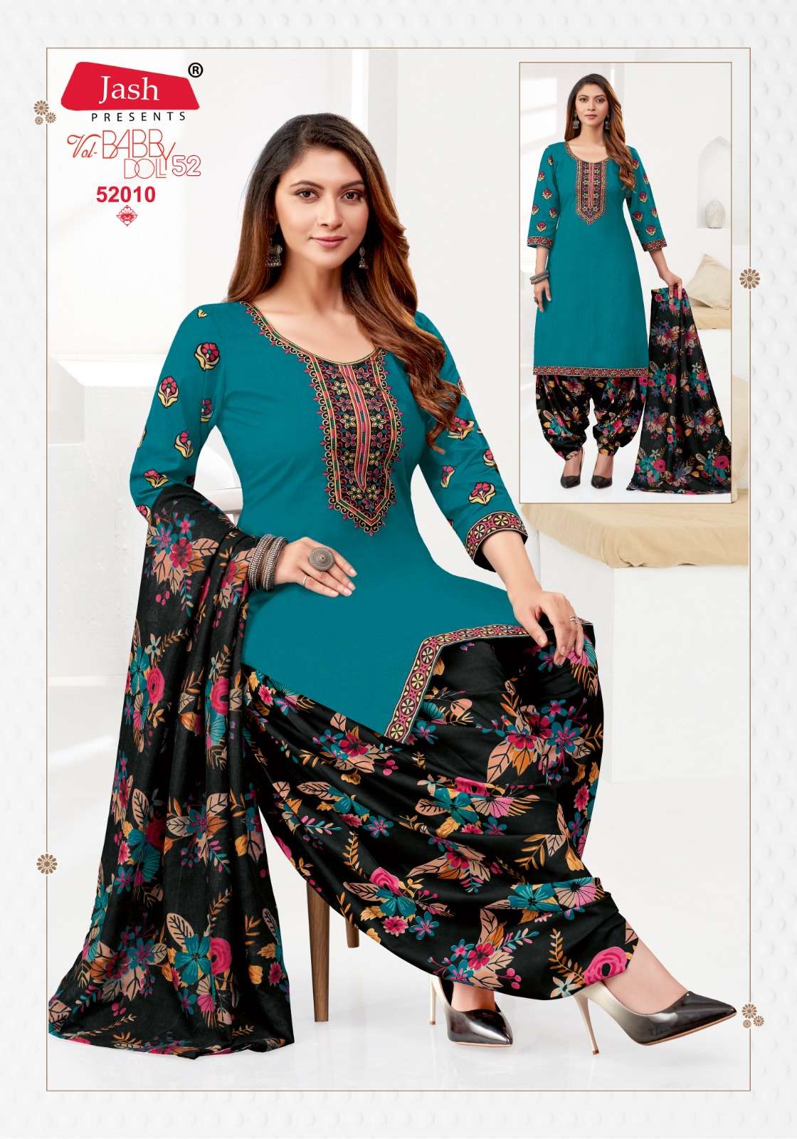 JASH BABY DOLL VOL 52 COTTON PATIYALA SALWAR SUIT