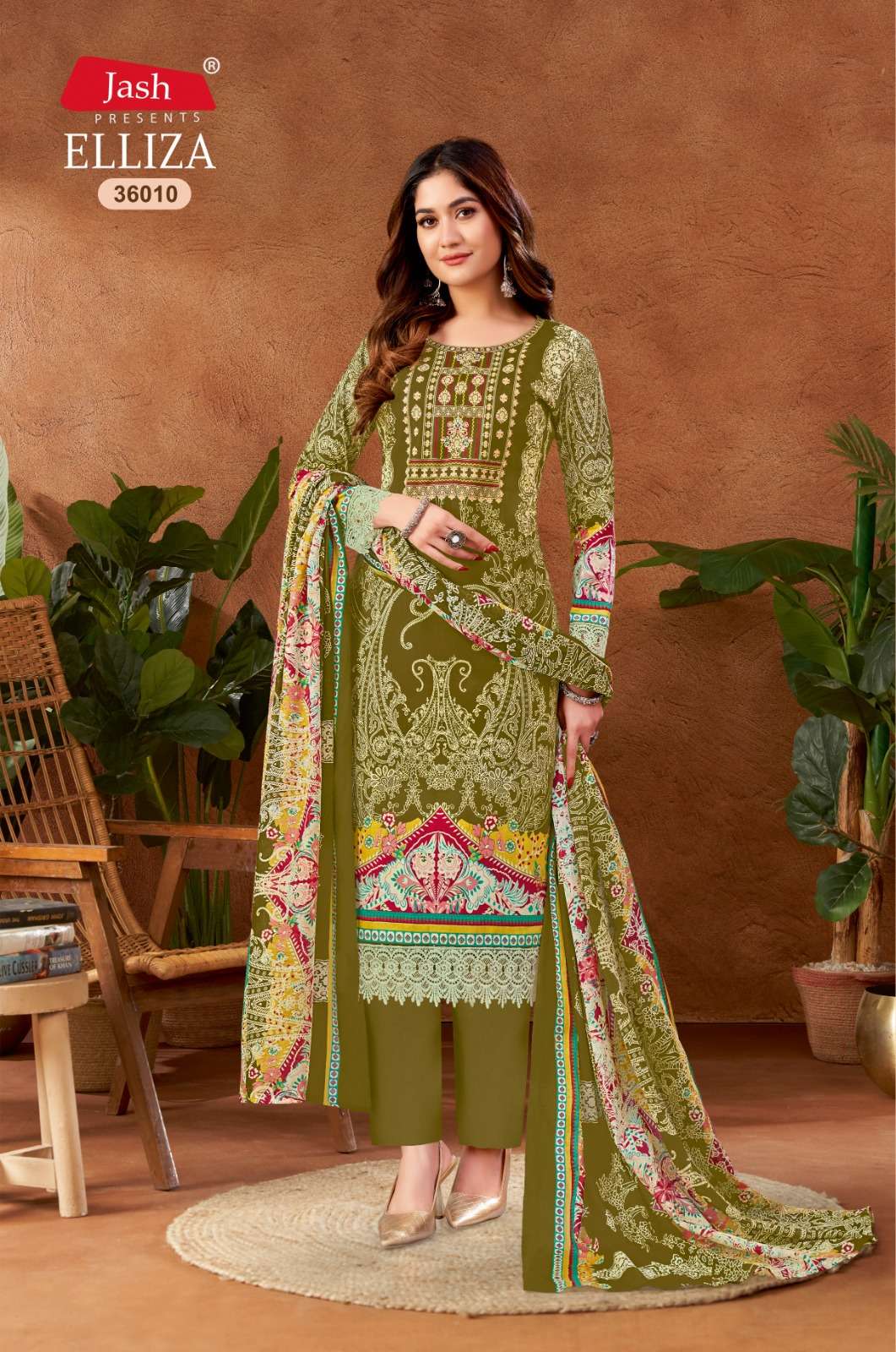JASH ELLIZA VOL 36 COTTON DIGITAL PRINTS SALWAR SUIT