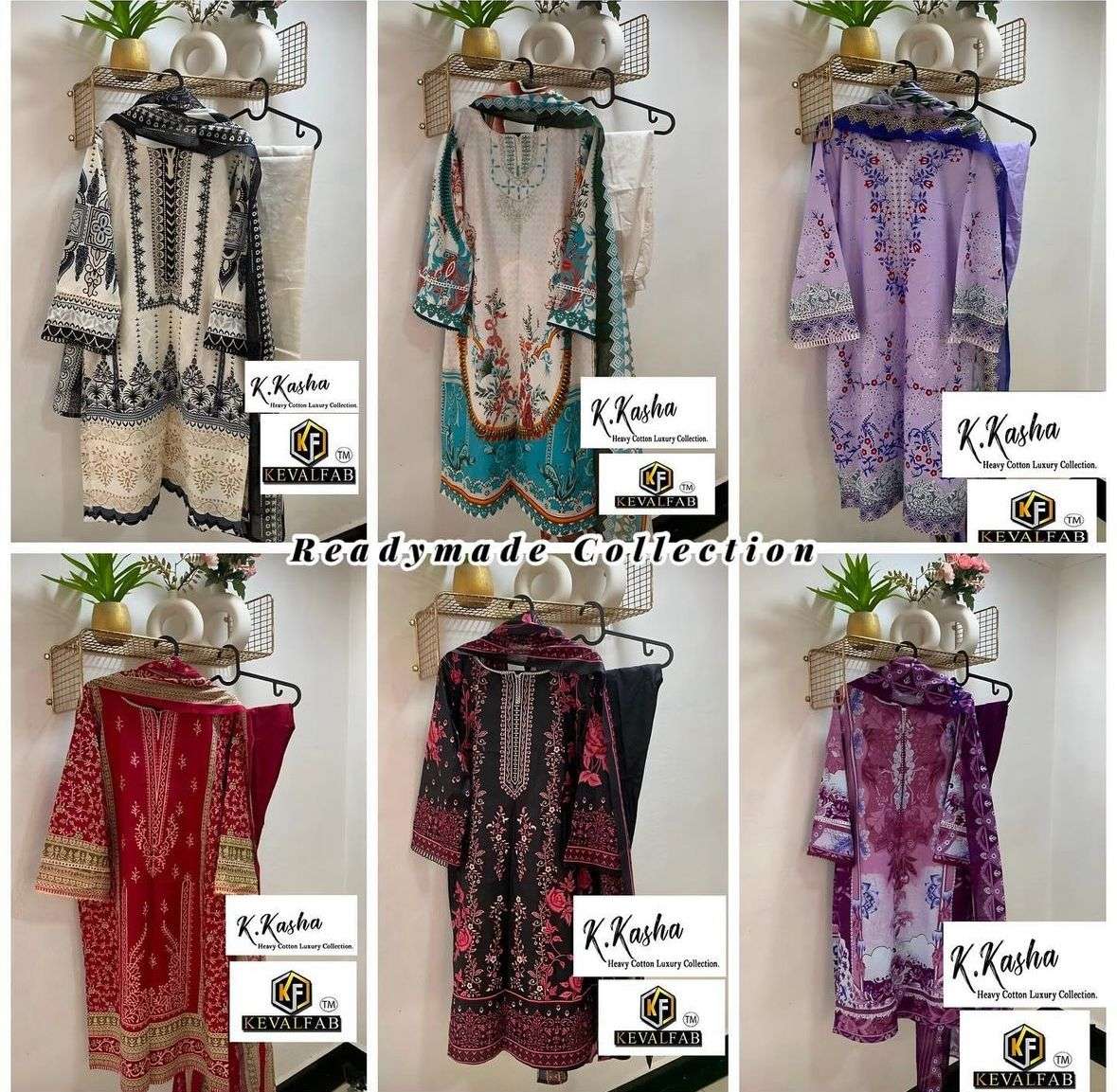 KEVAL FAB K KASHA NX READY MADE COLLECTION 