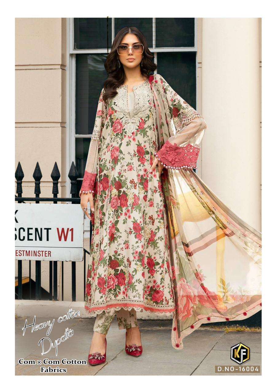 KEVAL FAB SOBIA NAZIR VOL 16 COTTON DIGITAL PRINT SUIT