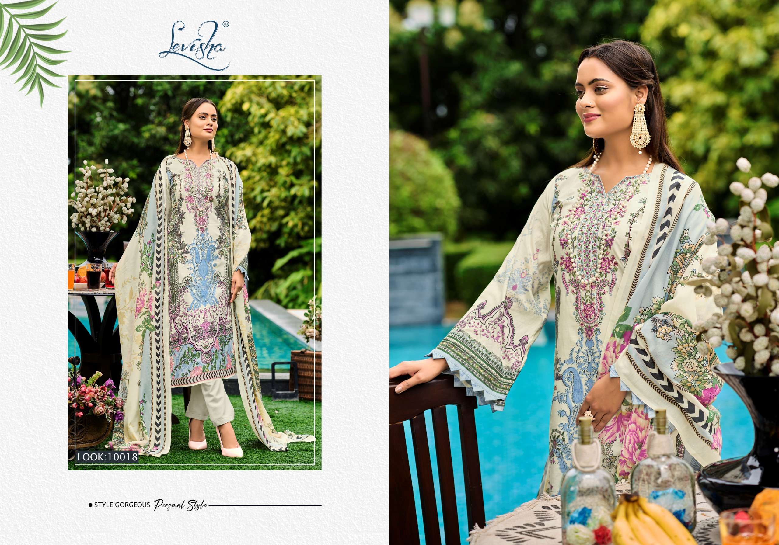 LEVISHA NAIRA NX VOL 10 COTTON DIGITAL PRINT SUIT
