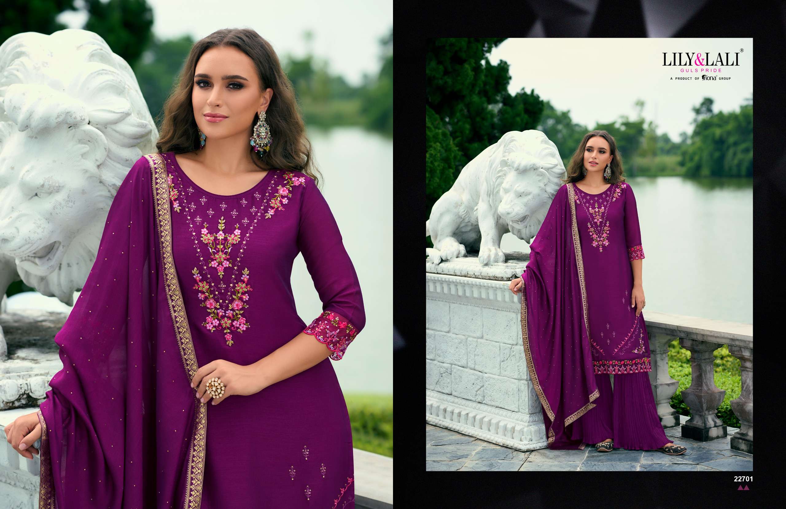 LILY AND LALI MALANG VOL 2 SILK WITH BEAUTIFUL DESIGNER LADIES SUIT