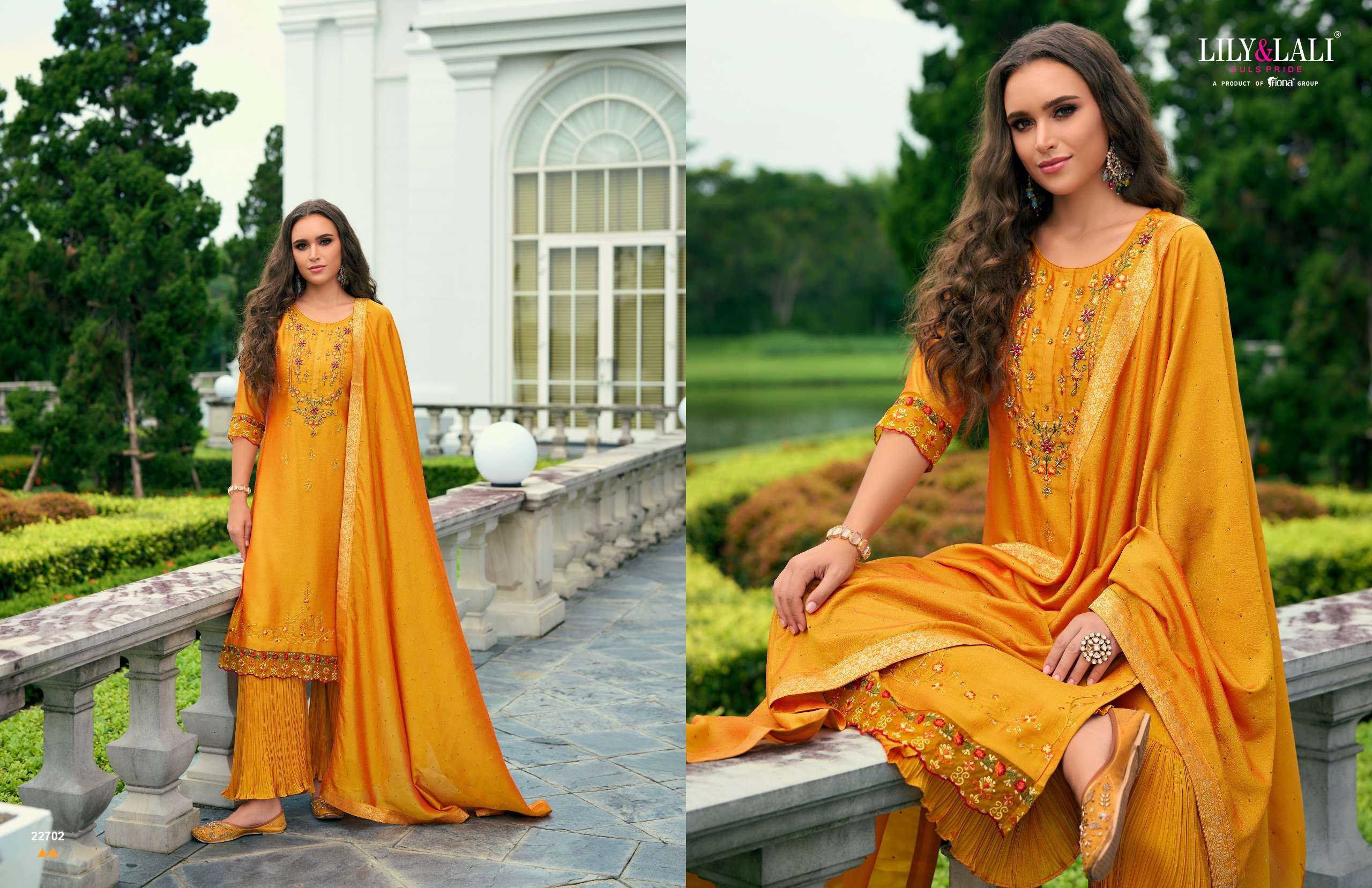 LILY AND LALI MALANG VOL 2 SILK WITH BEAUTIFUL DESIGNER LADIES SUIT