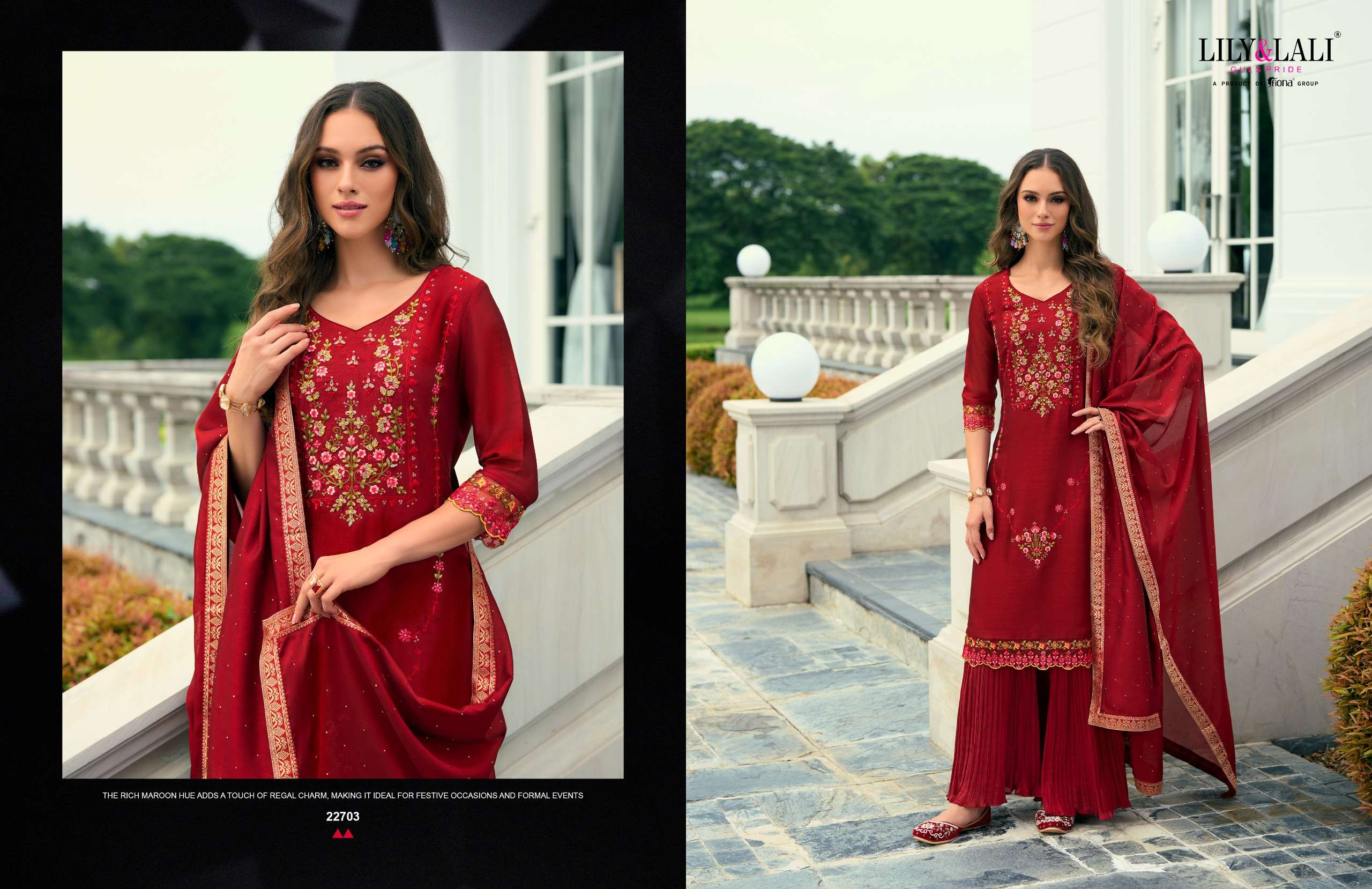 LILY AND LALI MALANG VOL 2 SILK WITH BEAUTIFUL DESIGNER LADIES SUIT