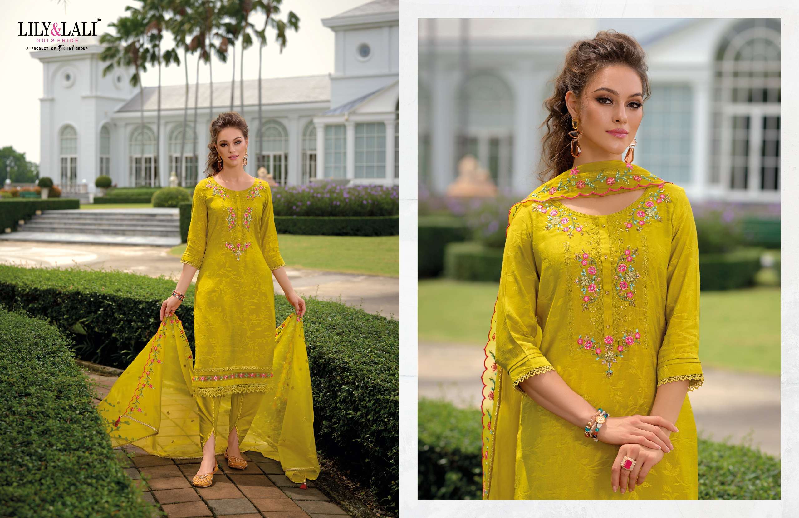 LILY AND LALI MIRAAN VOL 3 VISCOSE SILK FANCY DESIGNER LADIES SUIT