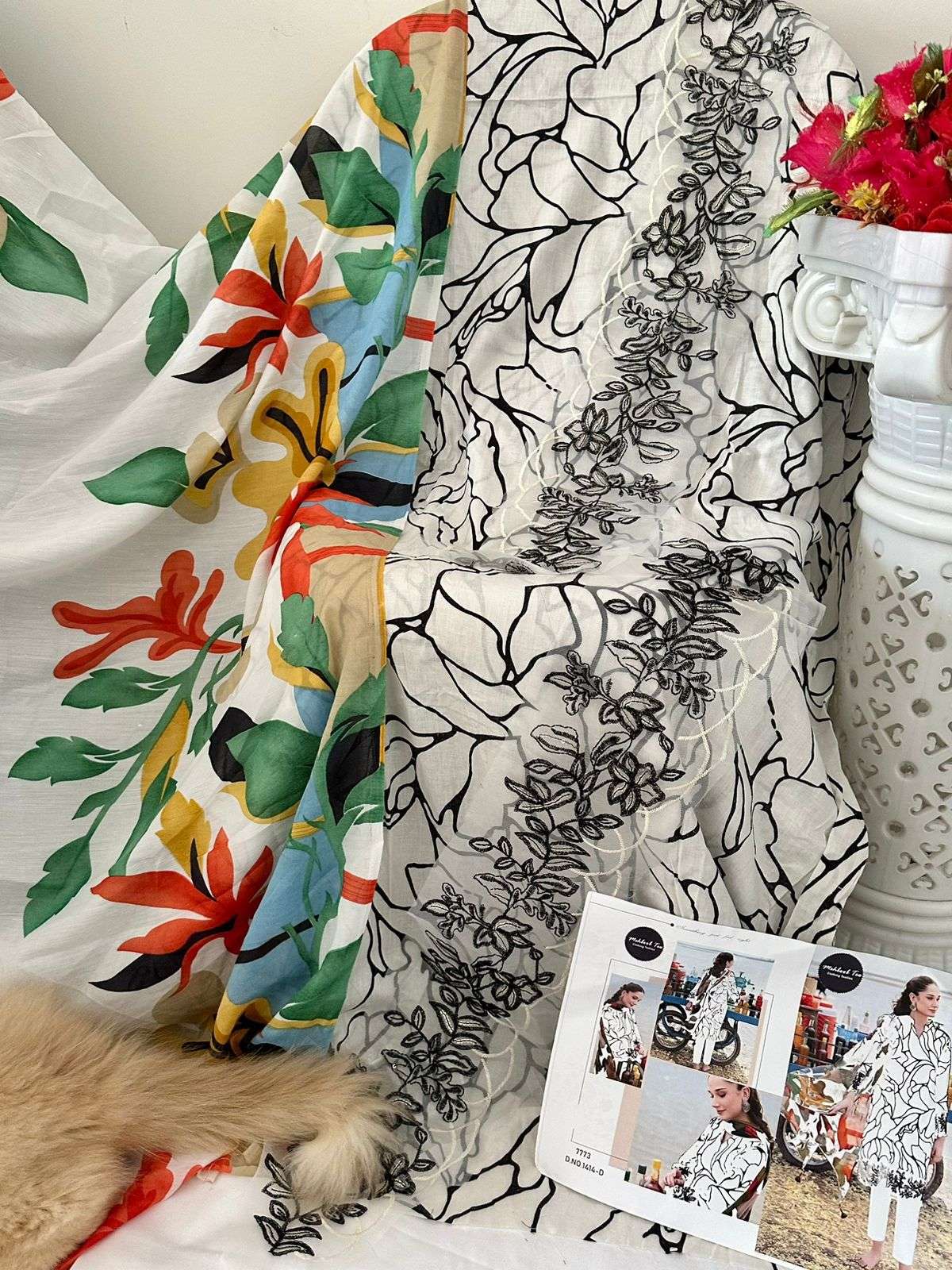 MEHBOOB TEX DESIGN NO - 1414 ACDE EDITION PURE COTTON PRINT PAKISTANI SUIT