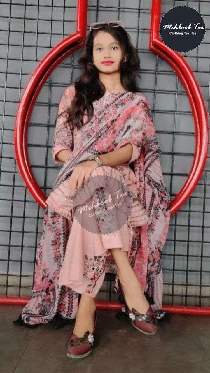 MEHBOOB TEX JADE BLISS COURT DUSTY VOL - 1 PURE COTTON PRINT PAKISTANI SUIT