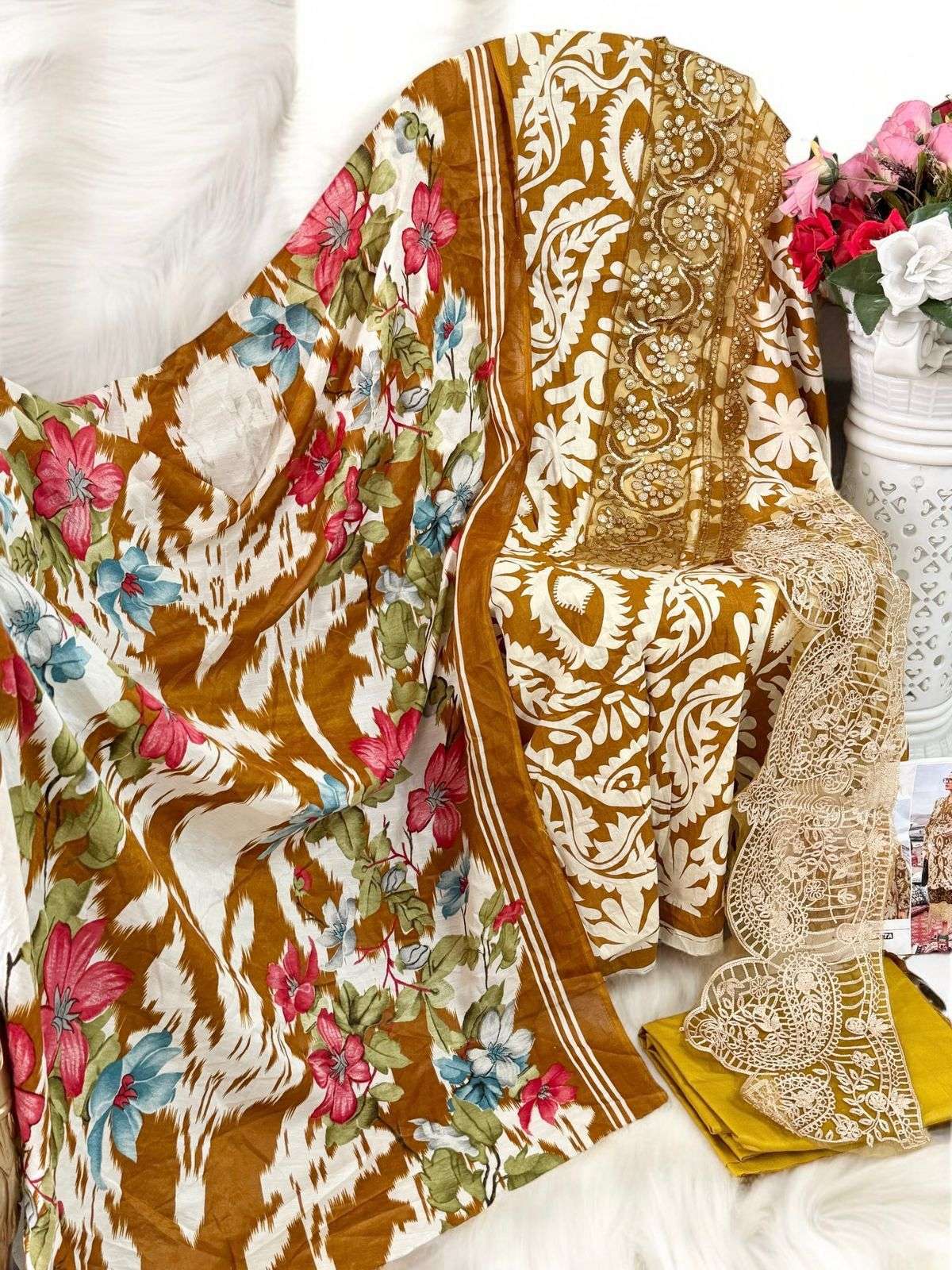 MEHBOOB TEX MARIA B DESIGN NO - 1426 E EDITION PURE COTTON PRINT PAKISTANI SUIT