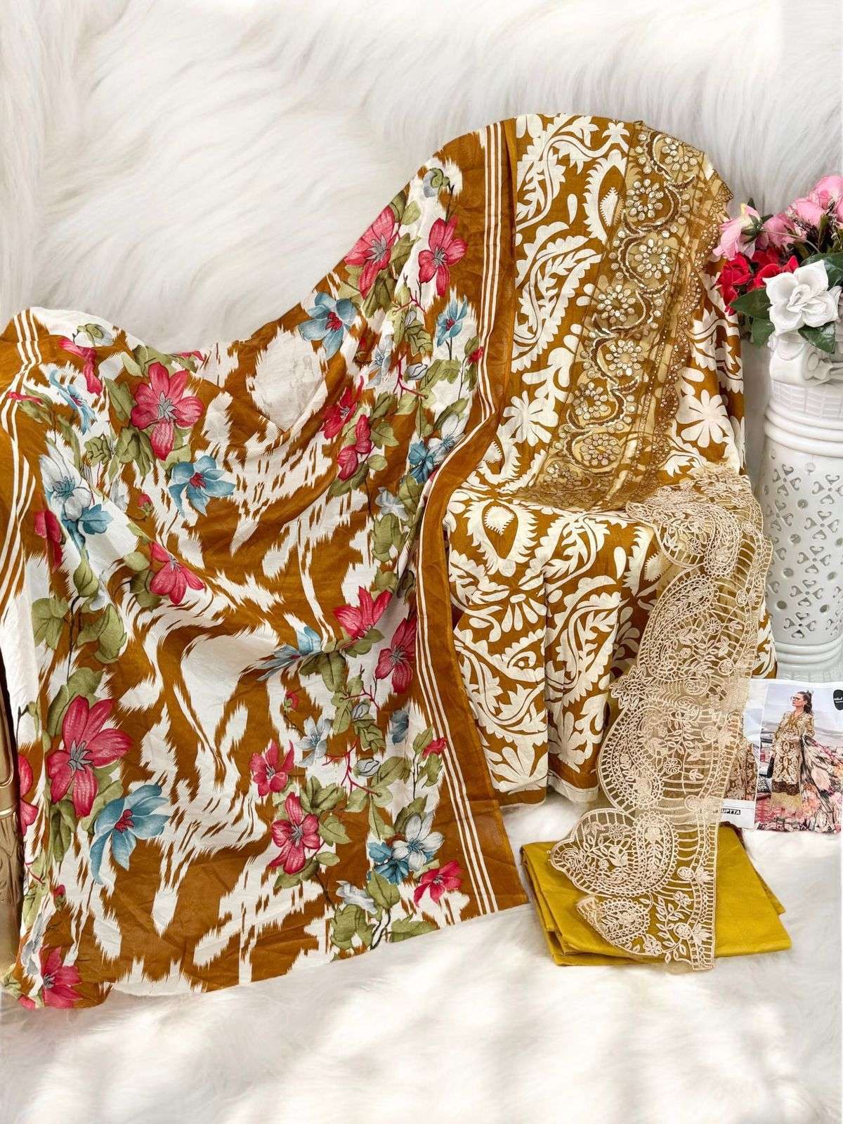 MEHBOOB TEX MARIA B DESIGN NO - 1426 E EDITION PURE COTTON PRINT PAKISTANI SUIT
