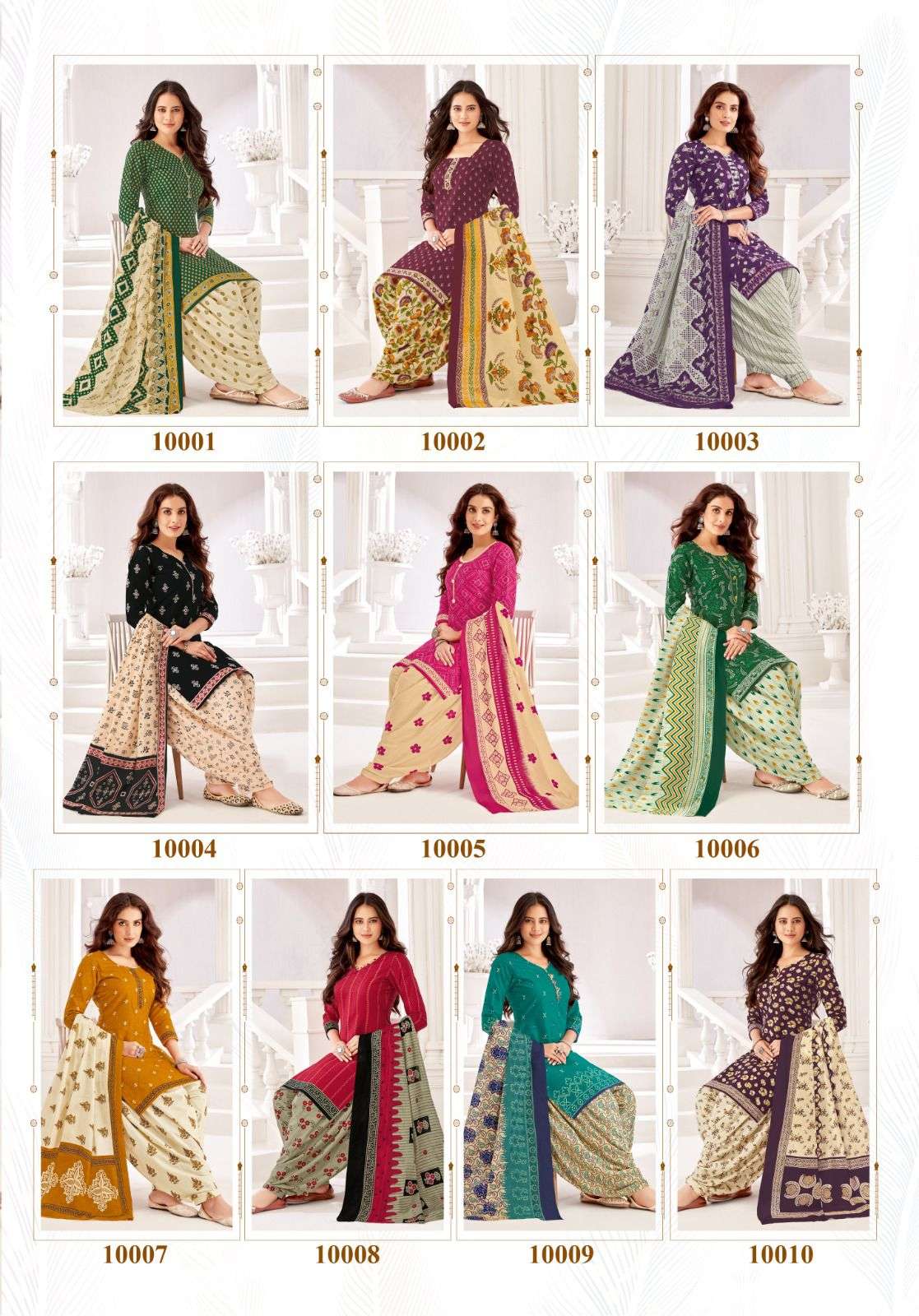MISS WORLD CHOICE SAHELI VOL 10 COTTON PRINTED PATIYALA SALWAR SUIT