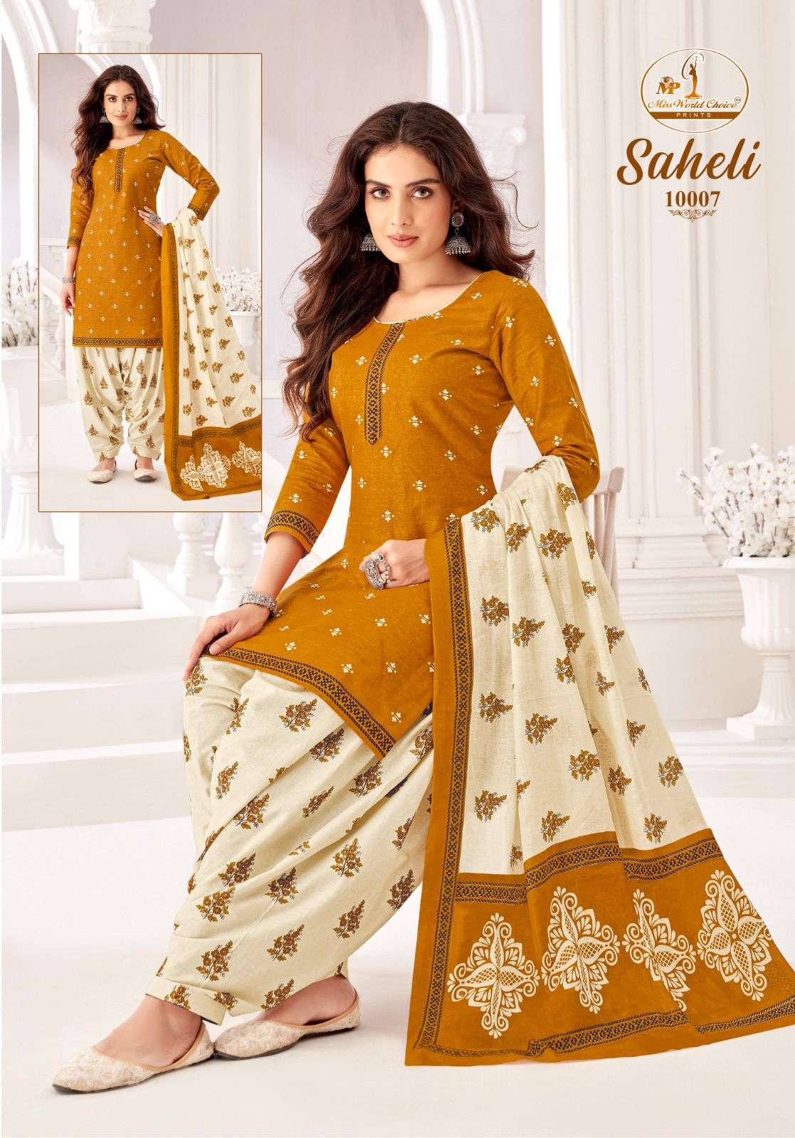 MISS WORLD CHOICE SAHELI VOL 10 COTTON PRINTED PATIYALA SALWAR SUIT